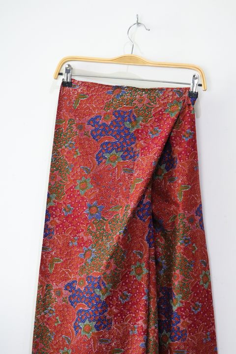 Batik Wrap Pants - Crimson [L-XL]