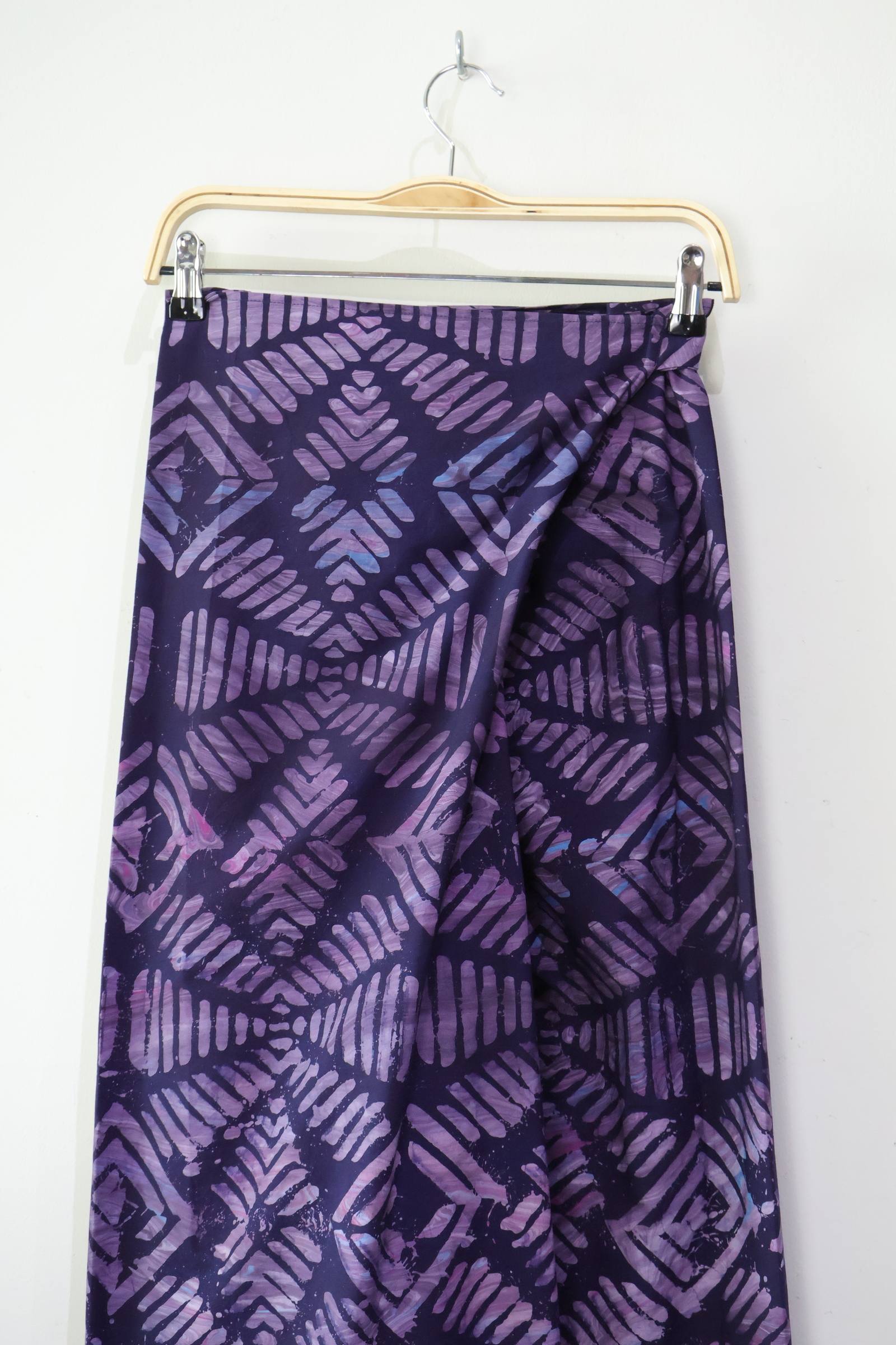 Batik Wrap Pants - Violet [Handmade] [L-XL]