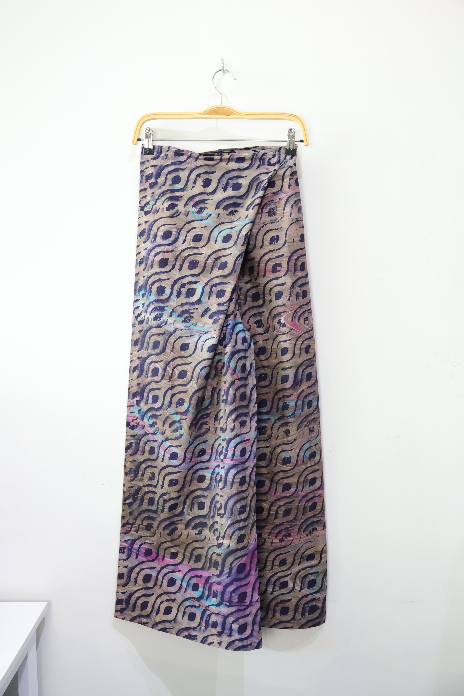 Batik Wrap Pants - Cocoa [Handmade] [L-XL]