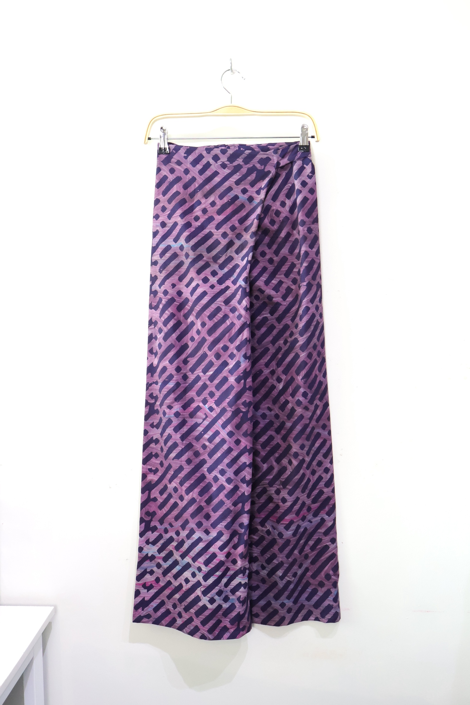 Batik Wrap Pants - Amethyst [Handmade] [S-M]