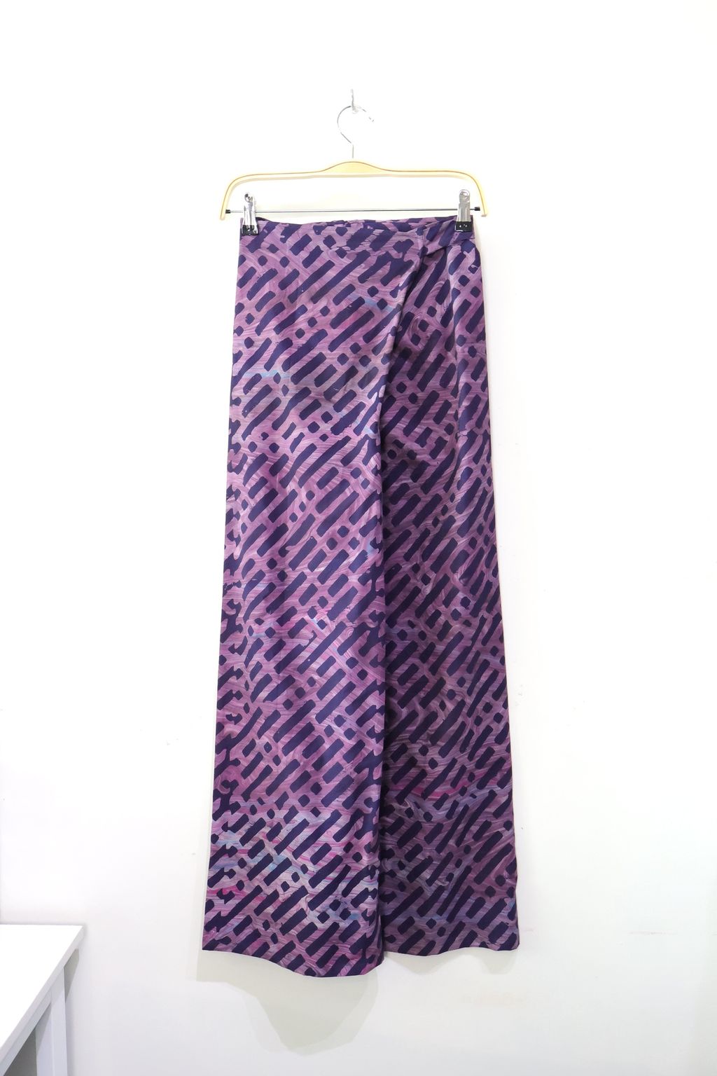 Batik Wrap Pants - Amethyst [Handmade] [S-M]