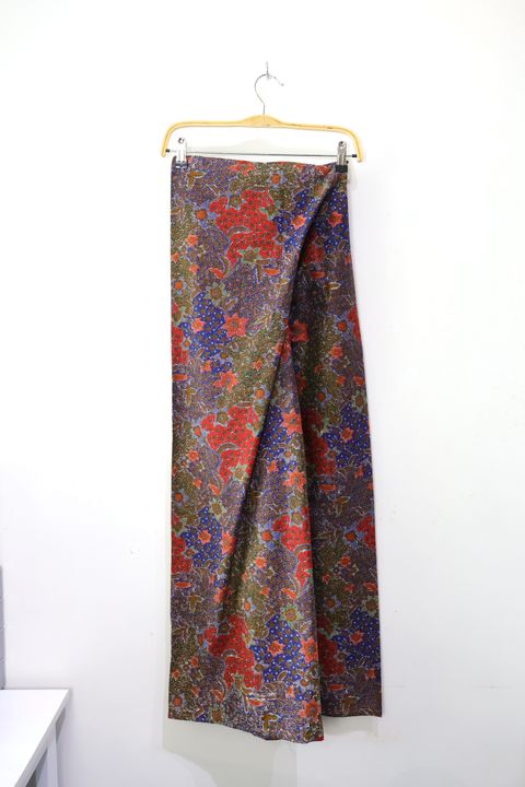Batik Wrap Pants - Cherry [L-XL]