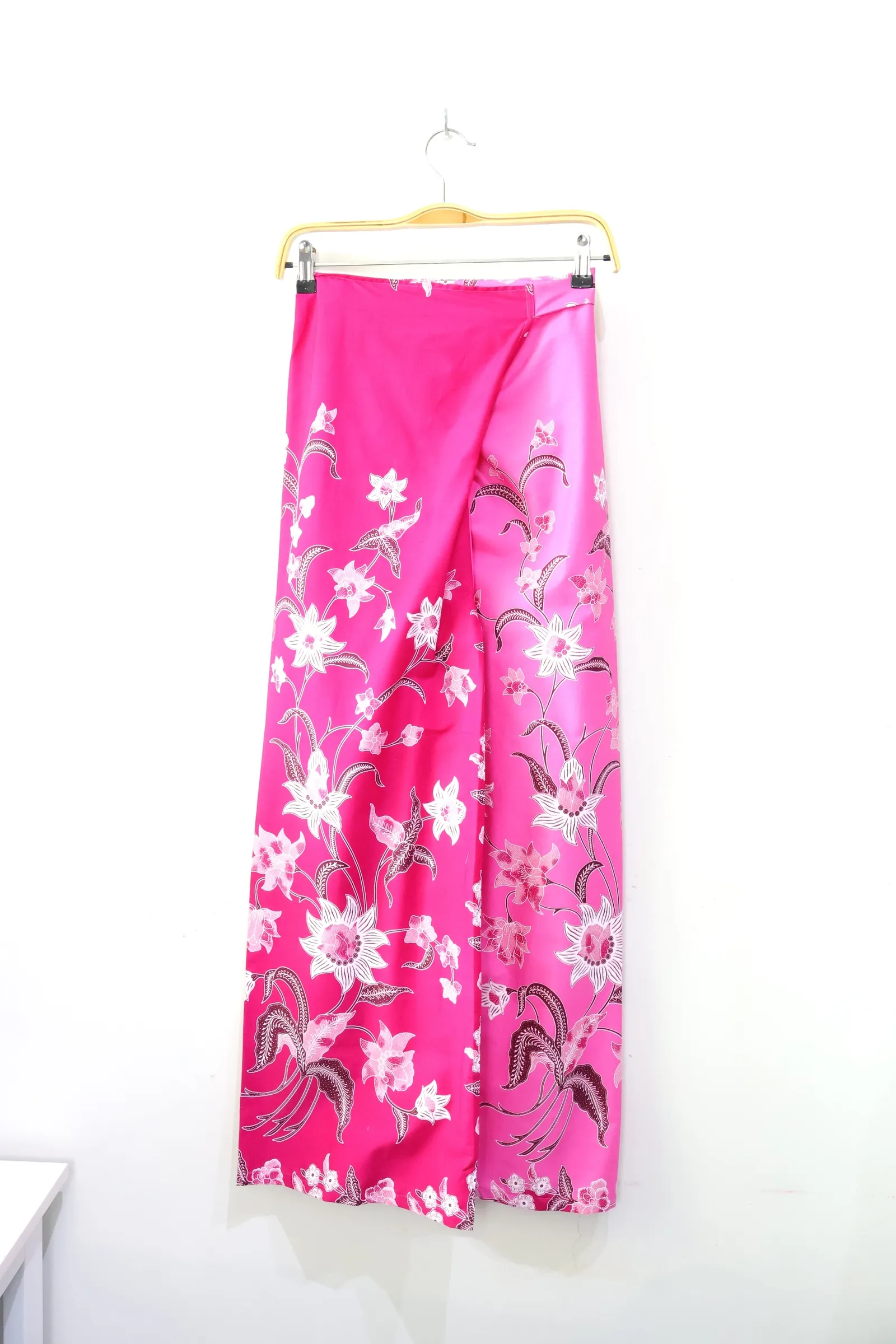 Batik Wrap Pants - Bubblegum