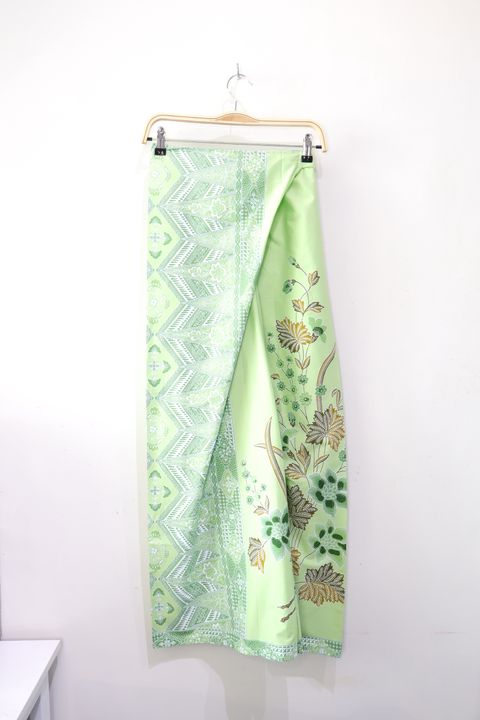 Batik Wrap Pants - Kiwi [L-XL]