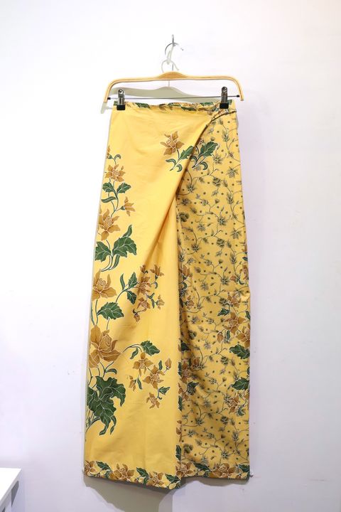 Batik Wrap Pants - Buttercup