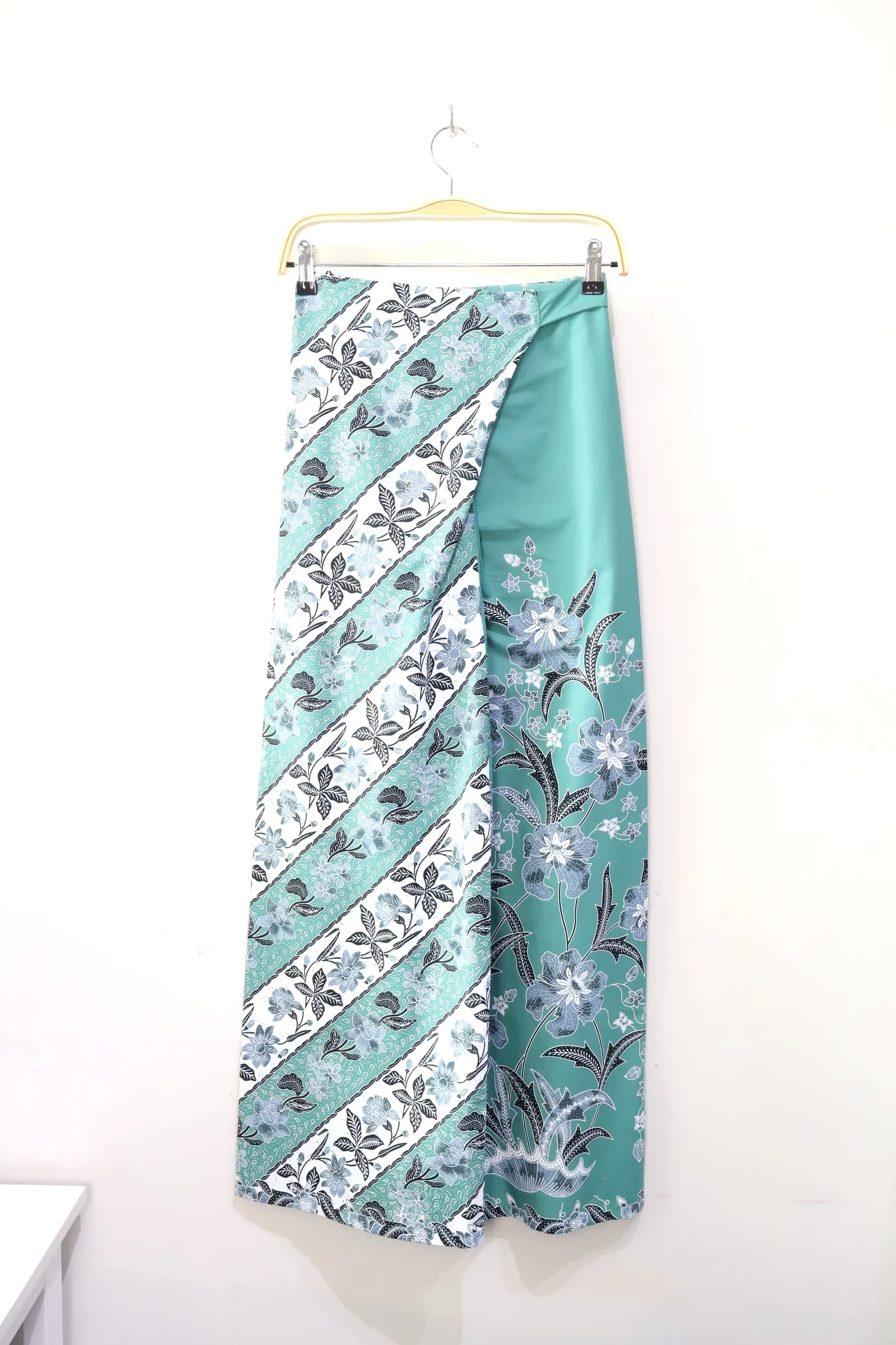 Batik Wrap Pants - Lagoon Wave [S-M]