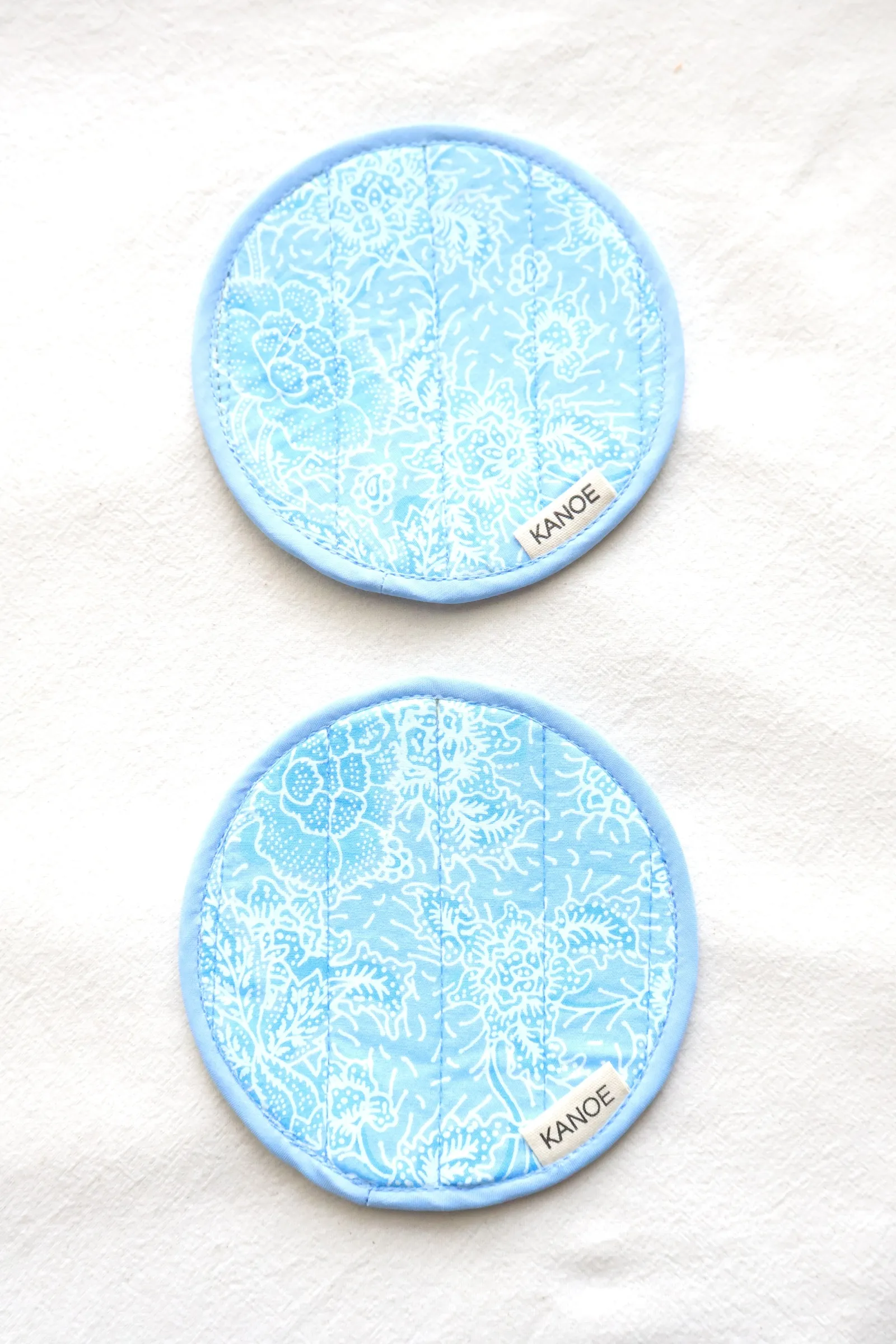 Batik Coaster - Blue Crush ( Set of 2 )