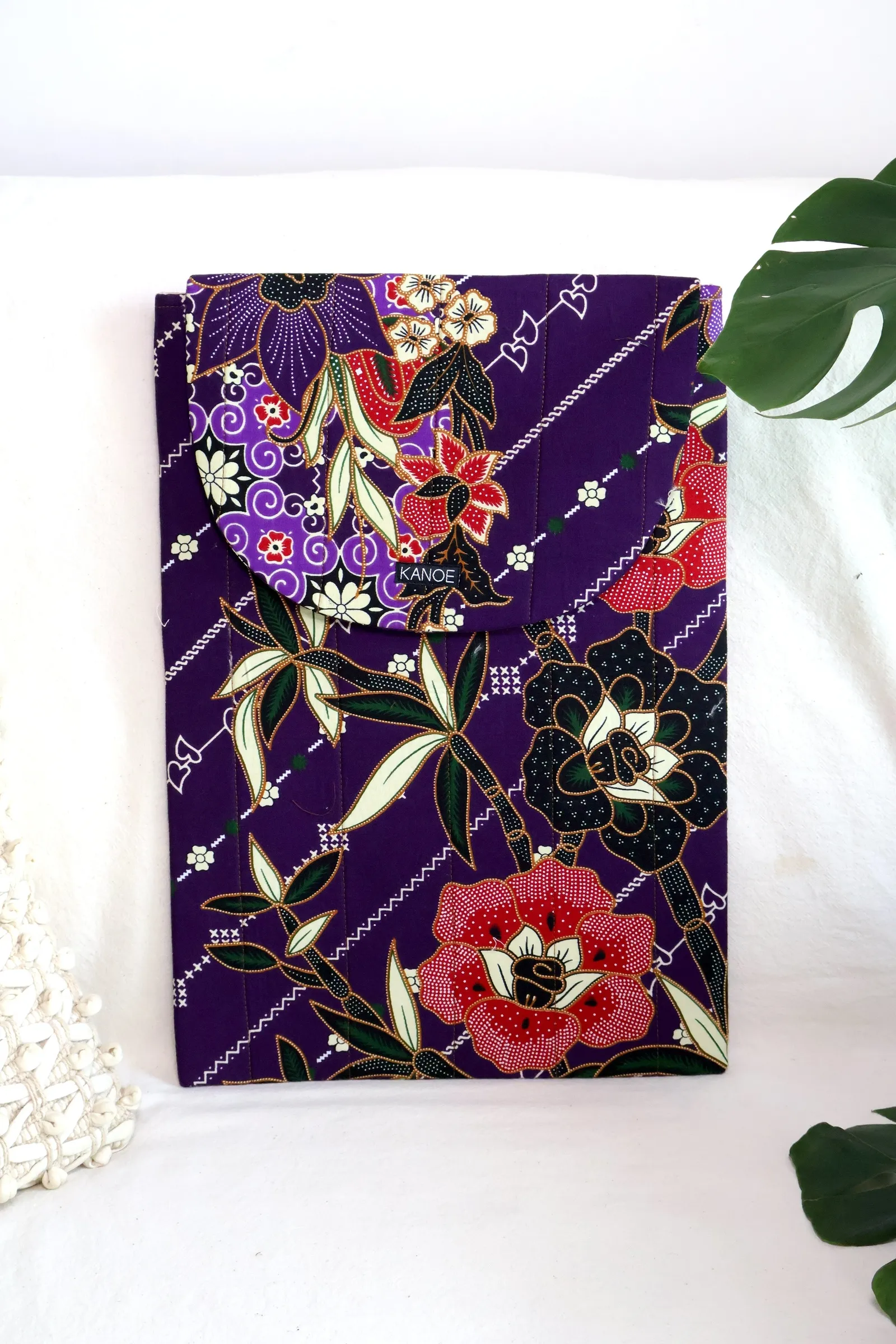 Batik Laptop Bag - Grape Razzle