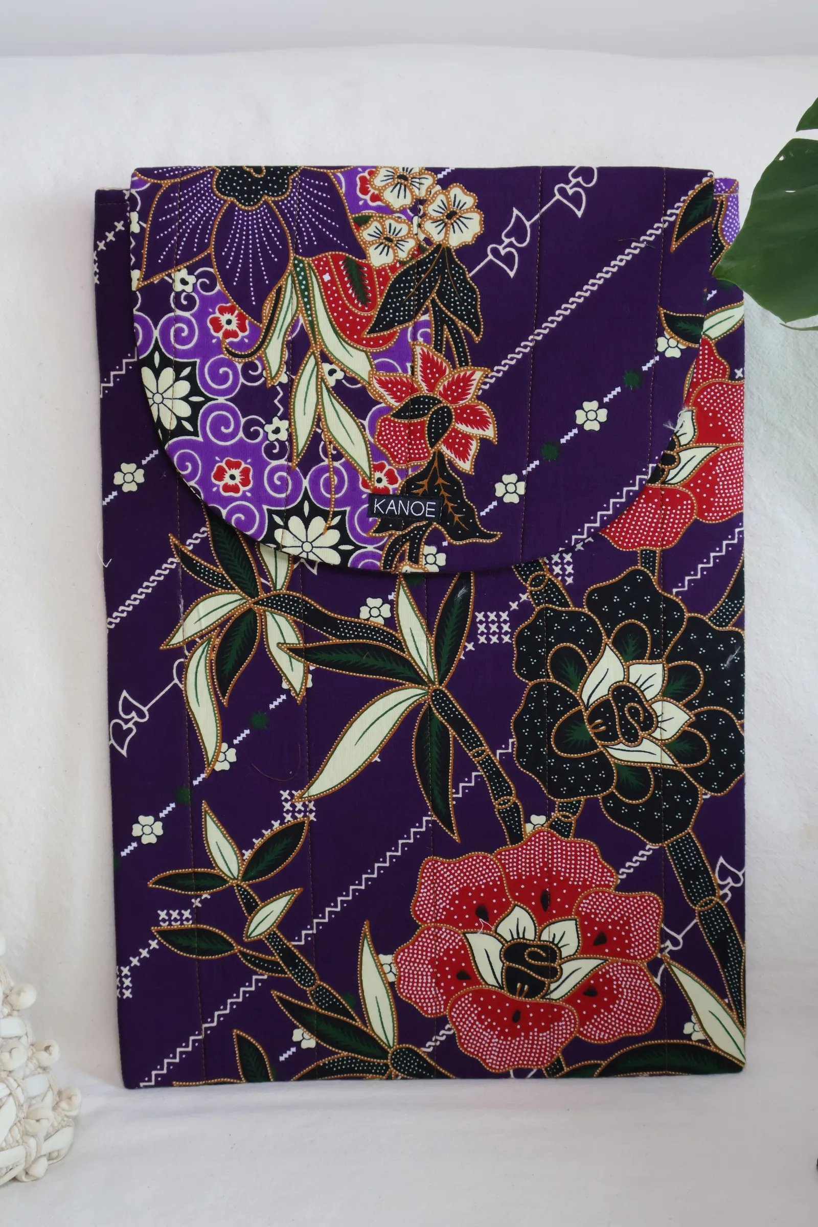 Batik Laptop Bag - Grape Razzle