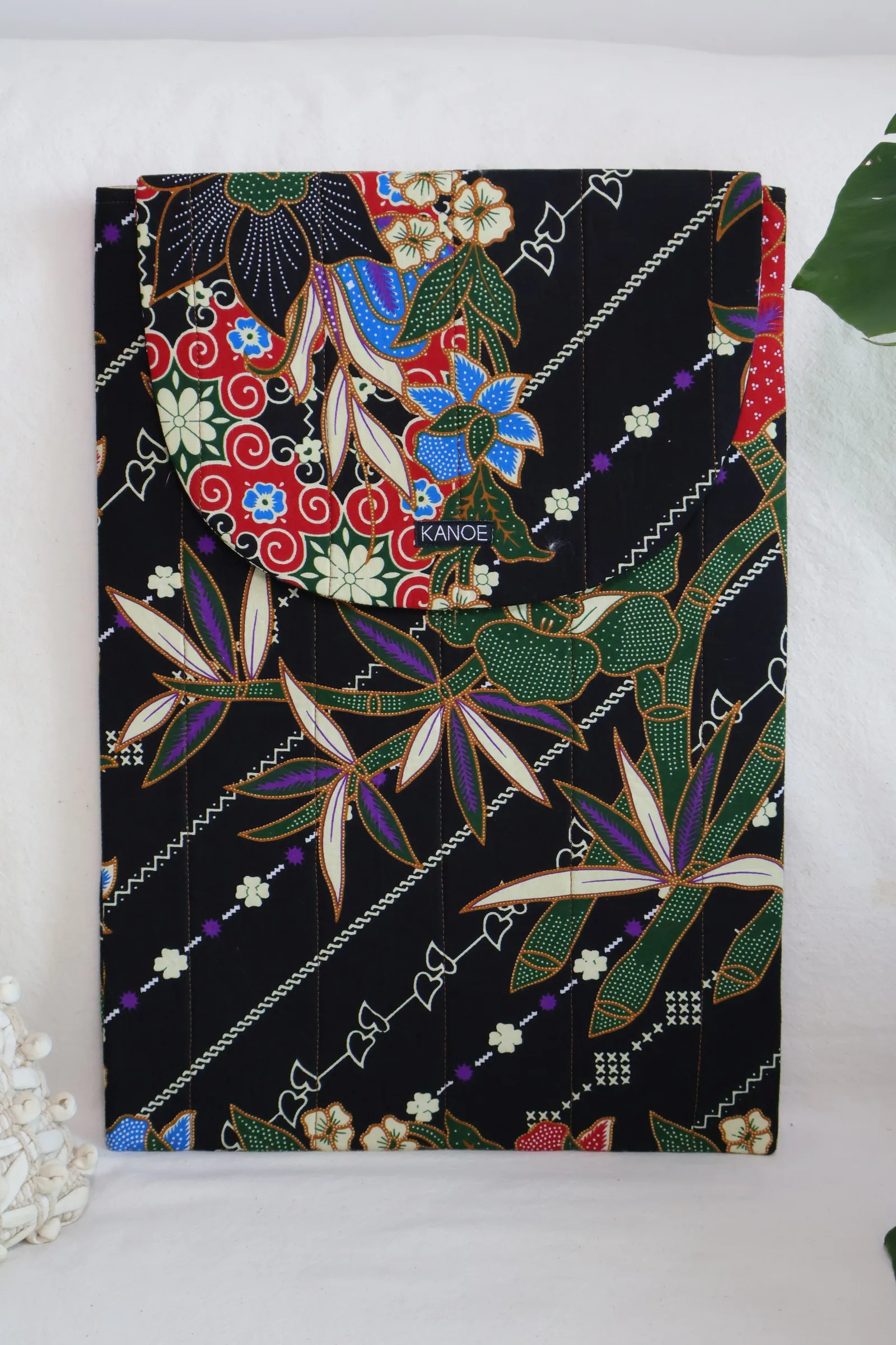  Batik Laptop Bag - Black Rush