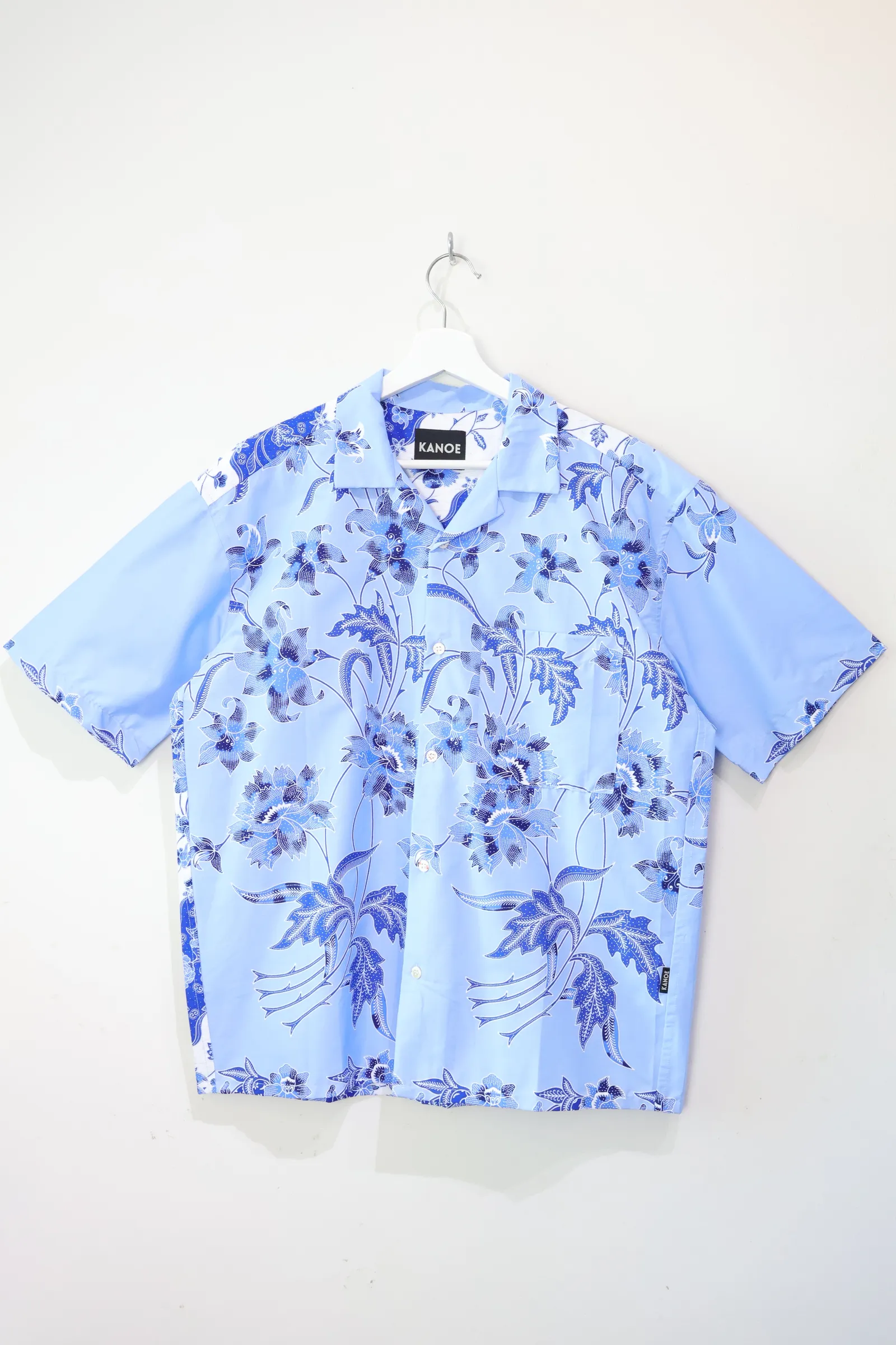 KANOEMEN Open Collar Batik Shirt - Rockie