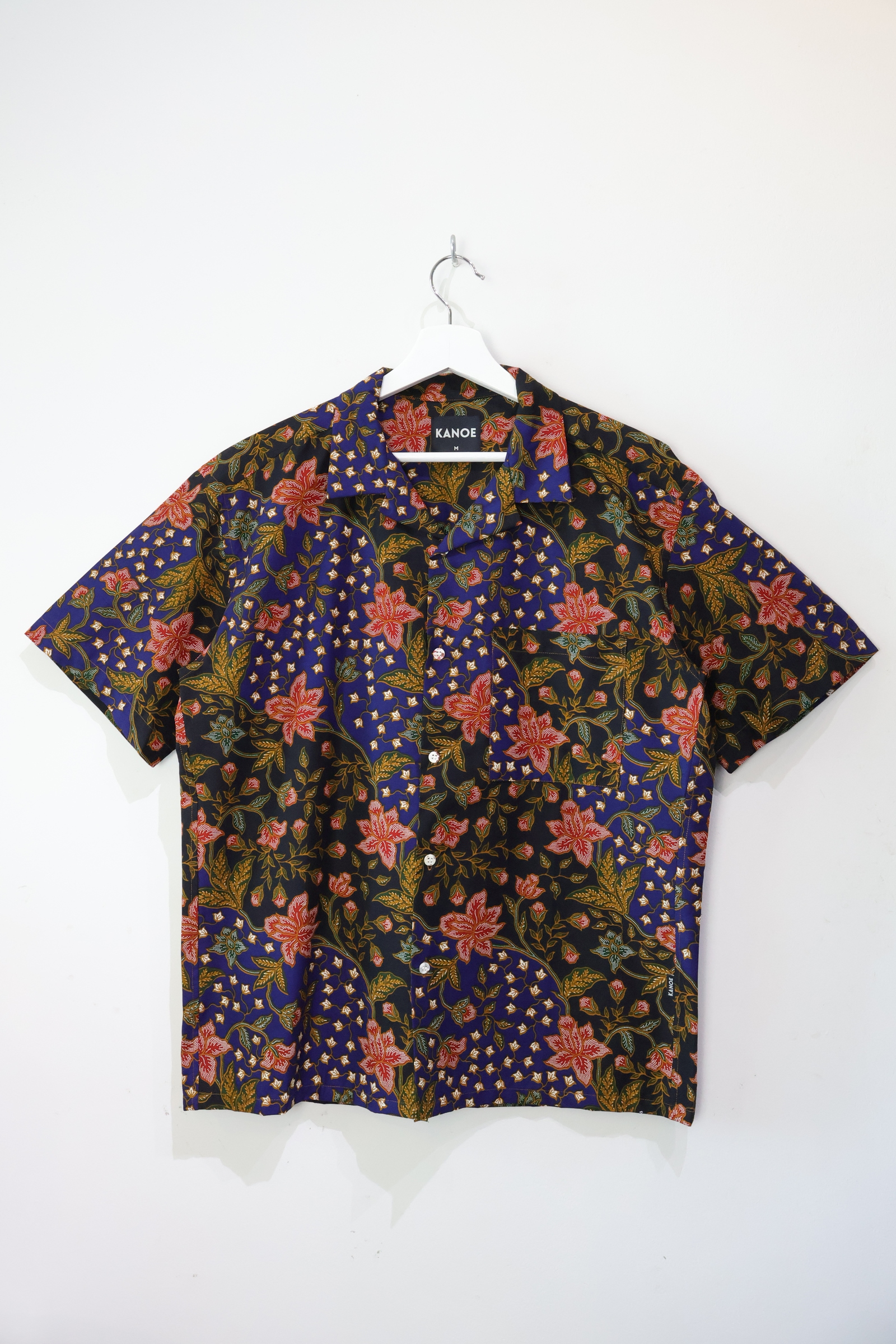 KANOEMEN Open Collar Batik Shirt - Alexander [M]