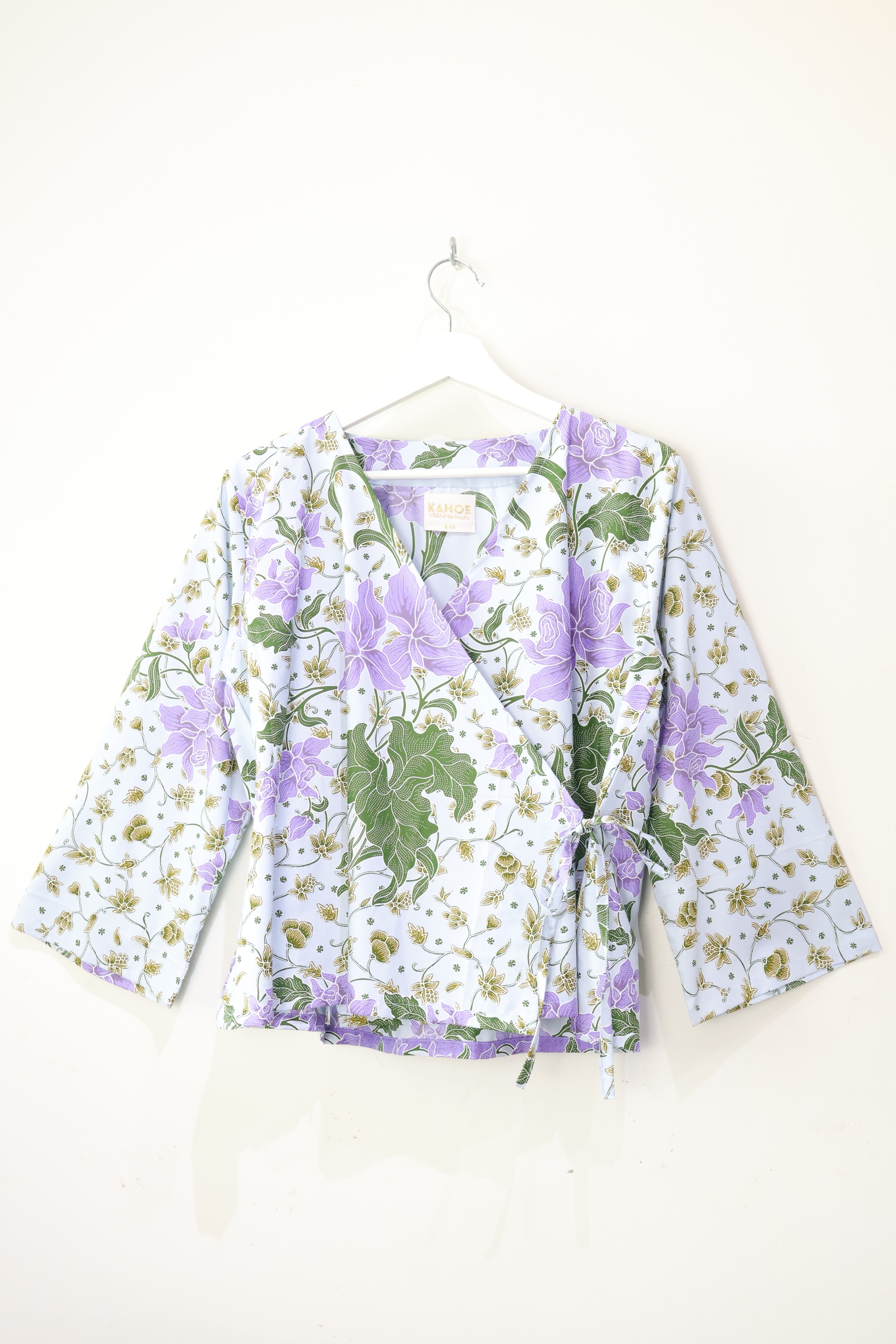 Lounge Wrap Top - Taro Milk 