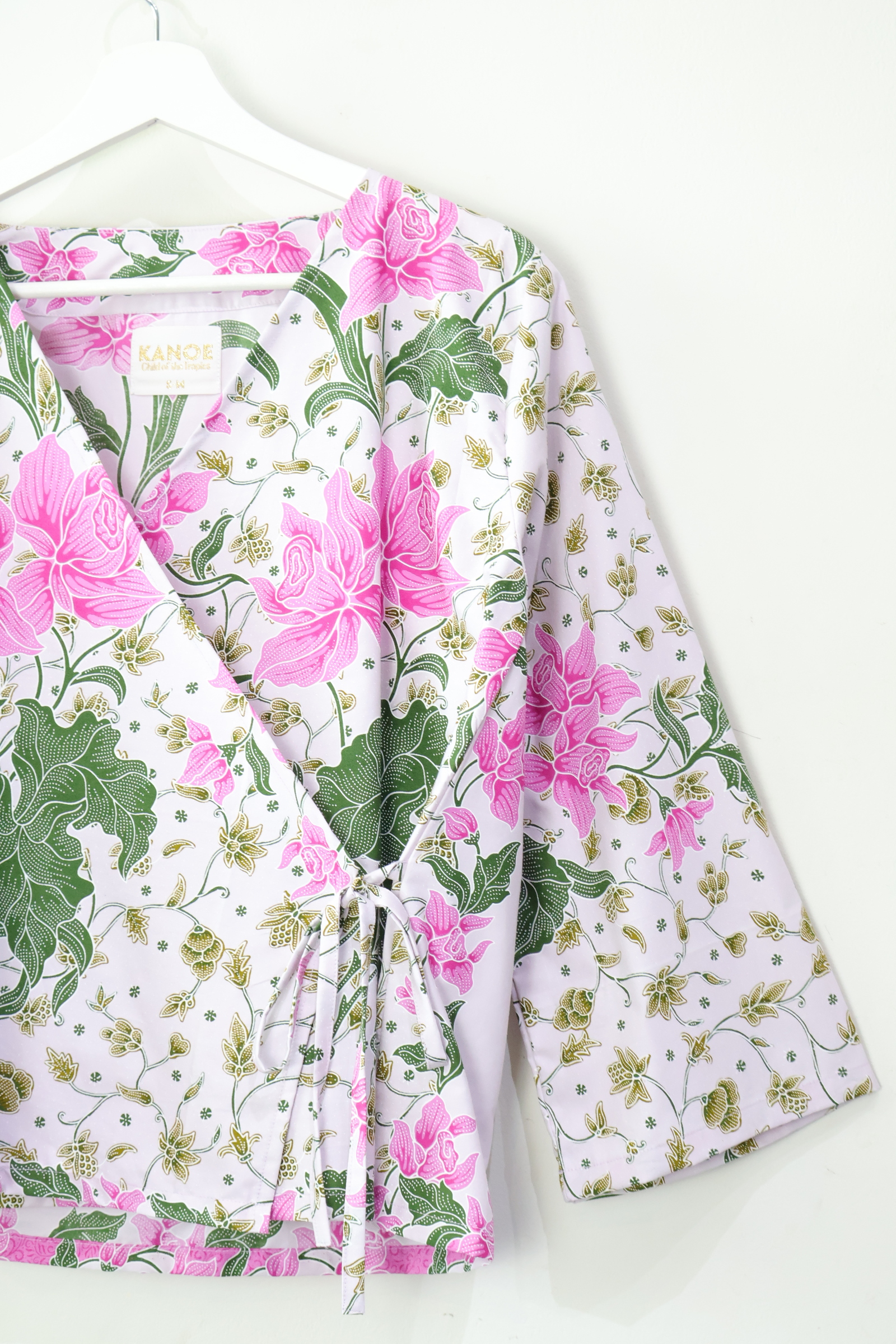 Lounge Wrap Top - Sweet Pea 