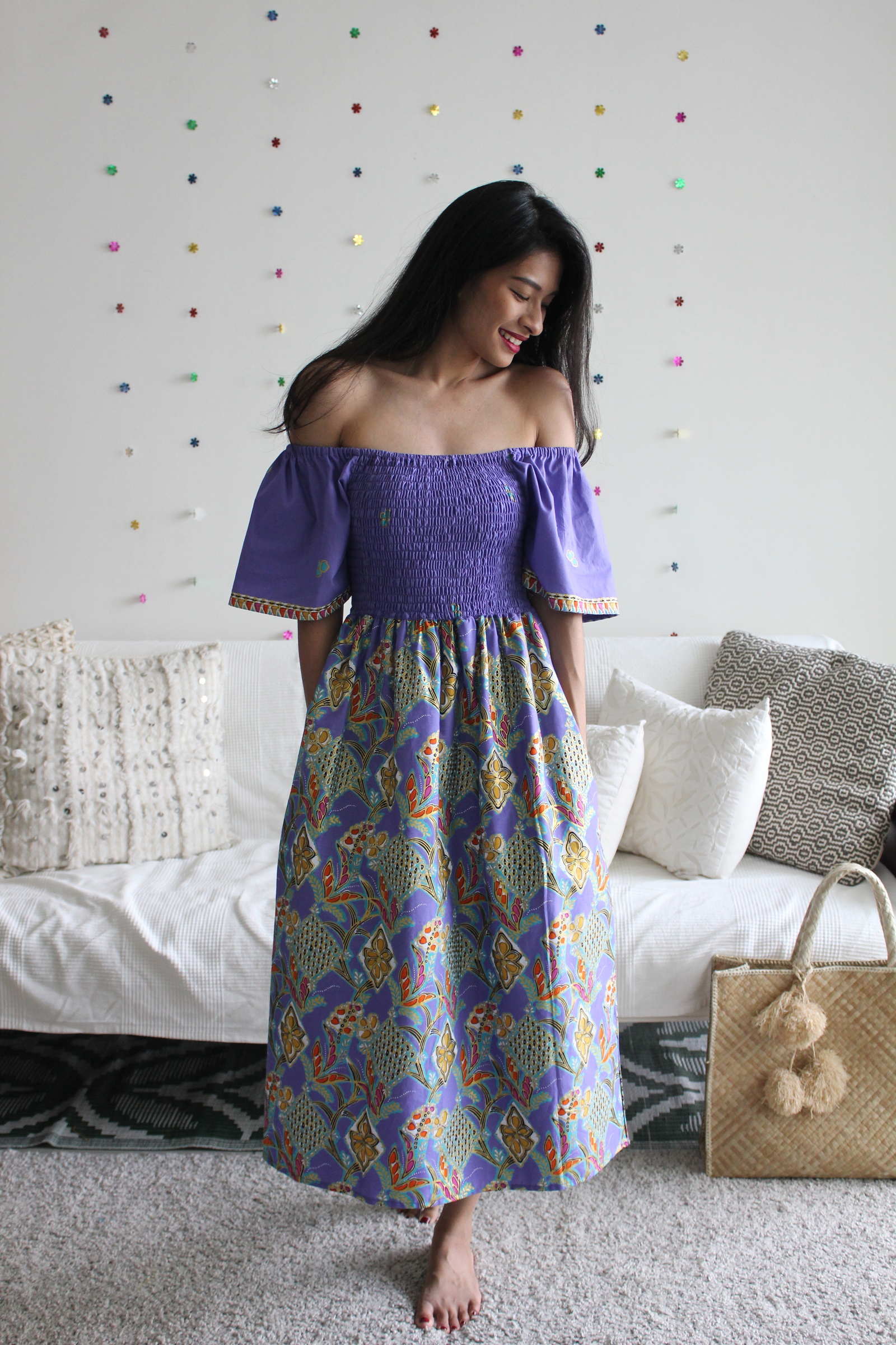 Puteri Dress - Lavender Ice