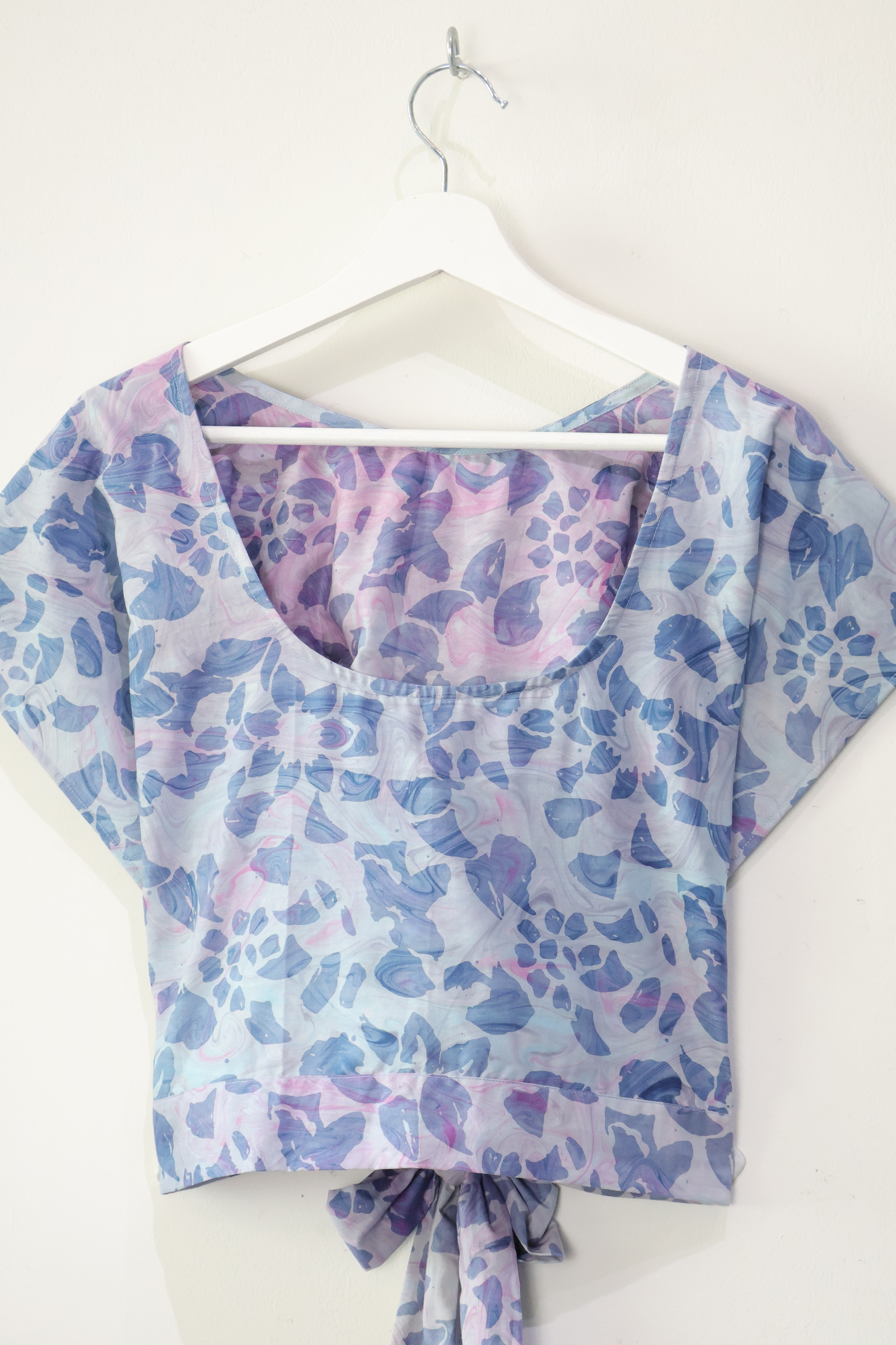 Easie Wrap Top - Blue Tide [Handmade] [S-M]