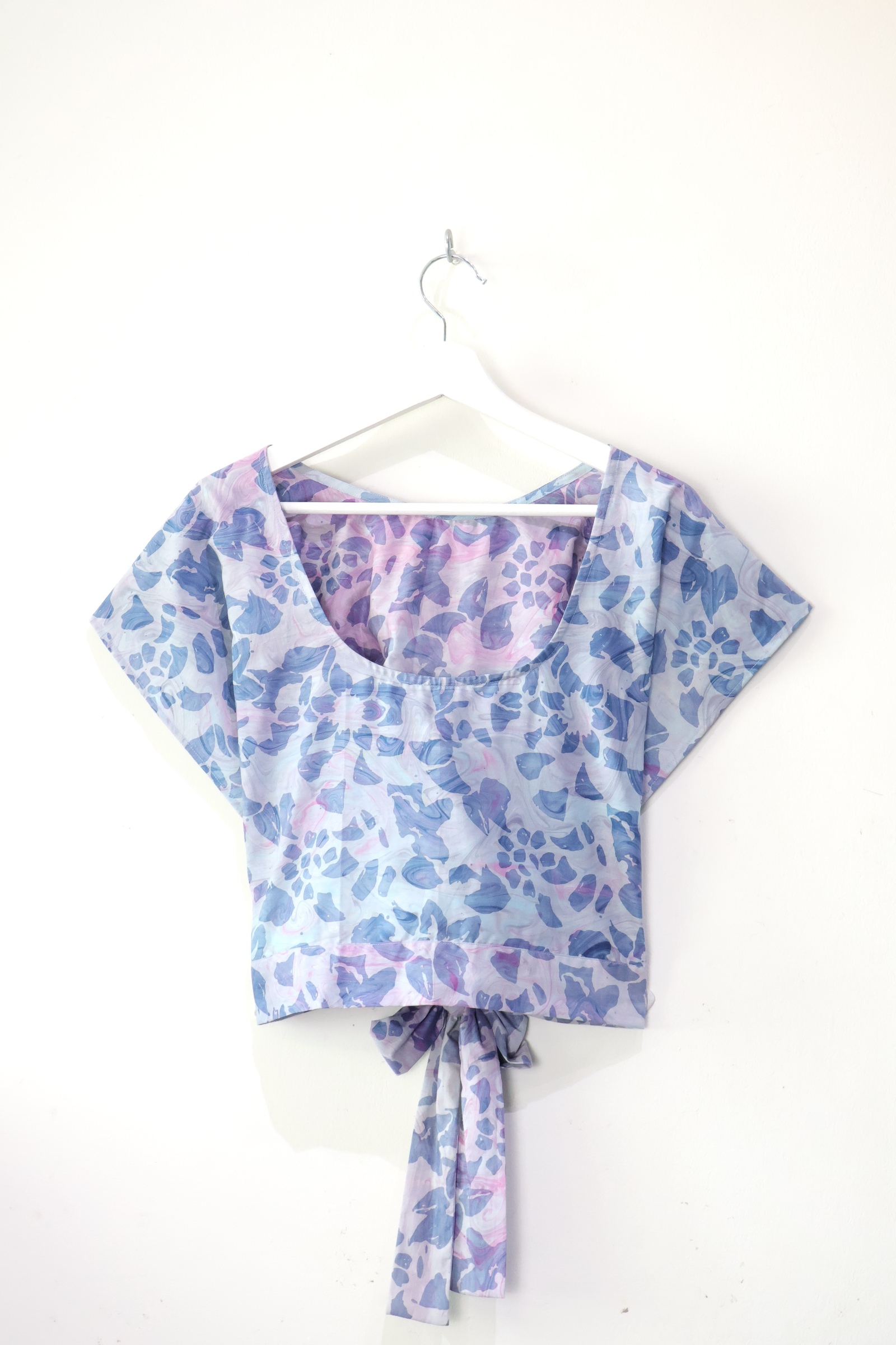 Easie Wrap Top - Blue Tide [Handmade] [S-M]
