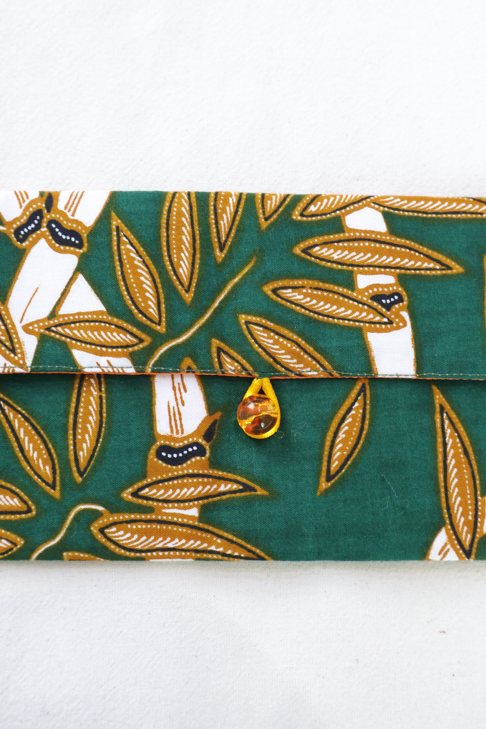 Batik Envelope w/ Bead Button - Roney