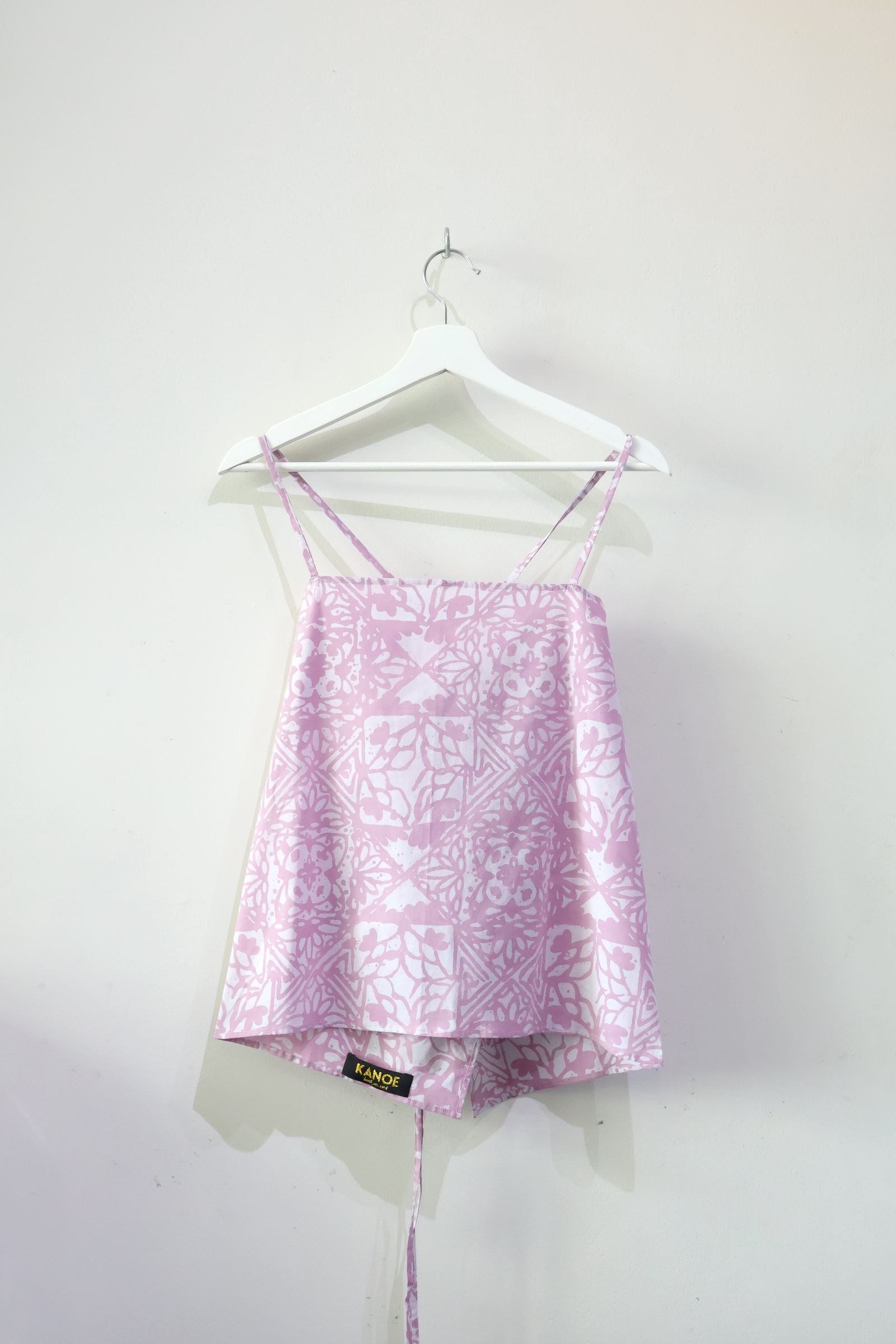 Covey Batik Top - Warm Blush [Handmade]