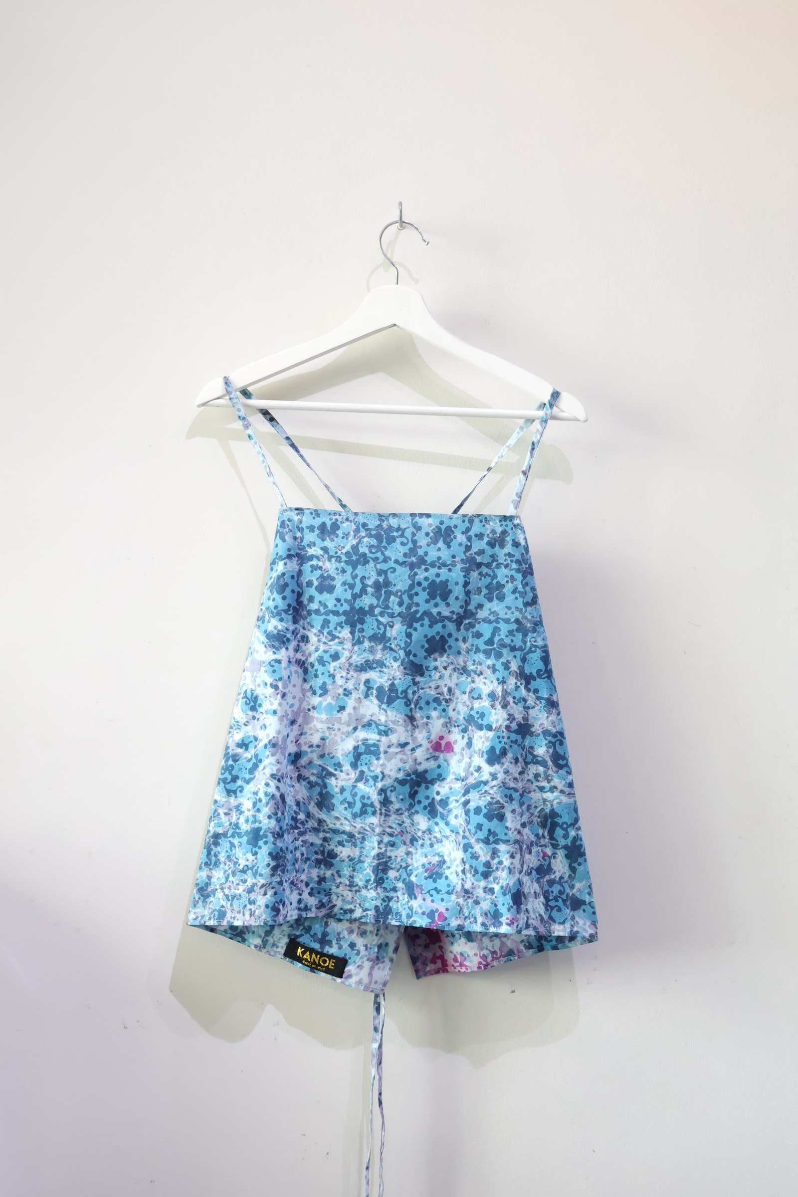Covey Batik Top - Blue Bubble [Handmade]