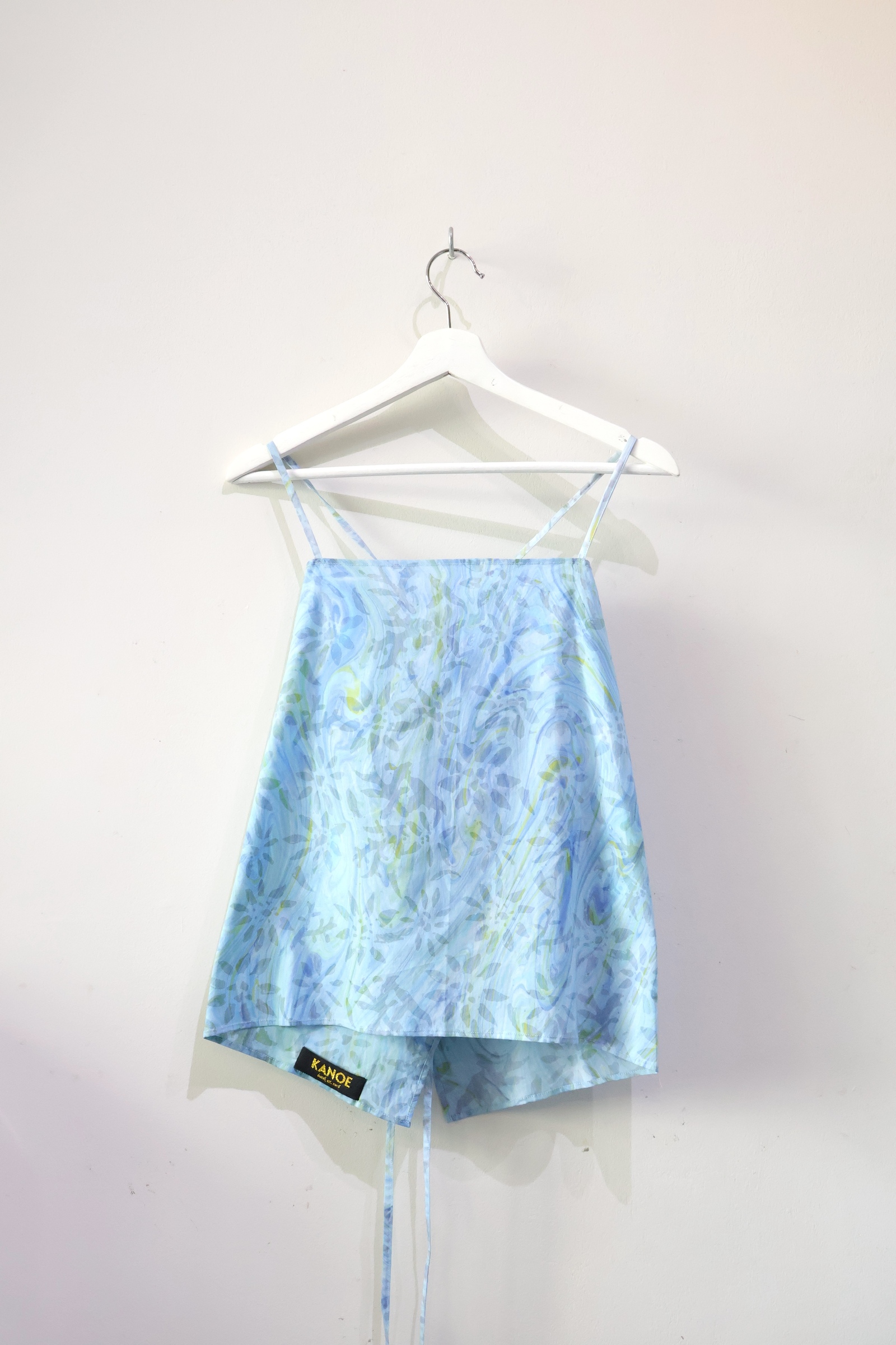 Covey Batik Top - Misty Blue [Handmade]