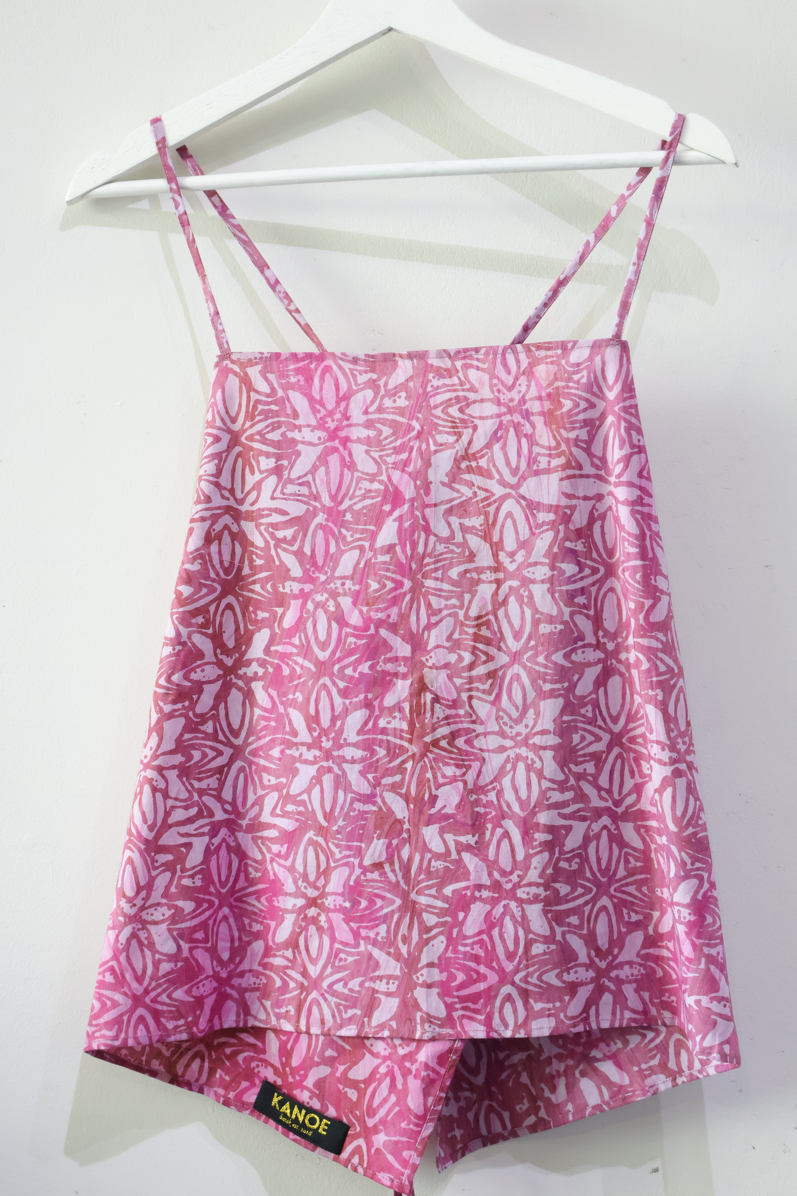 Covey Batik Top - Pink Rein [Handmade]