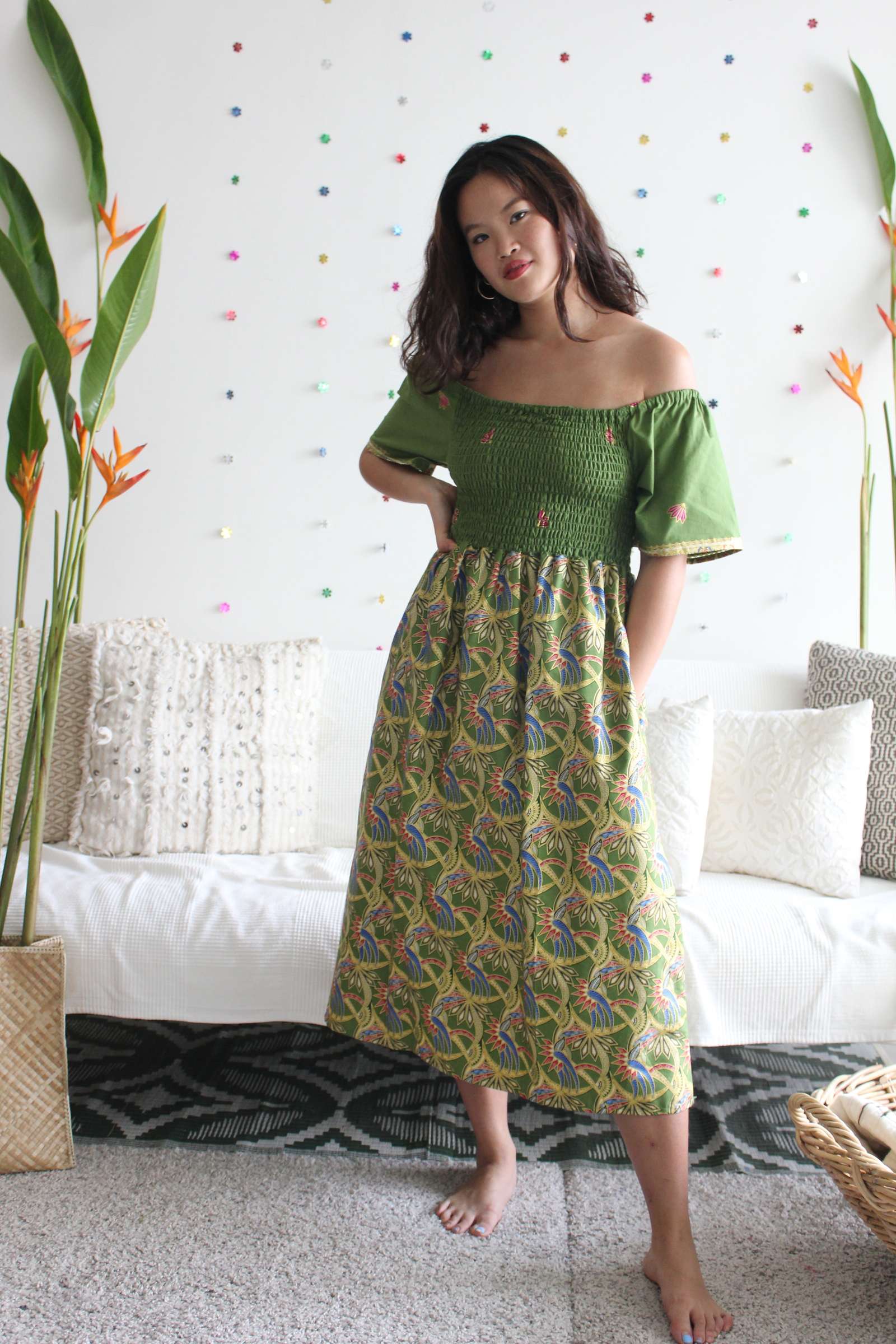 Puteri Dress - Palm