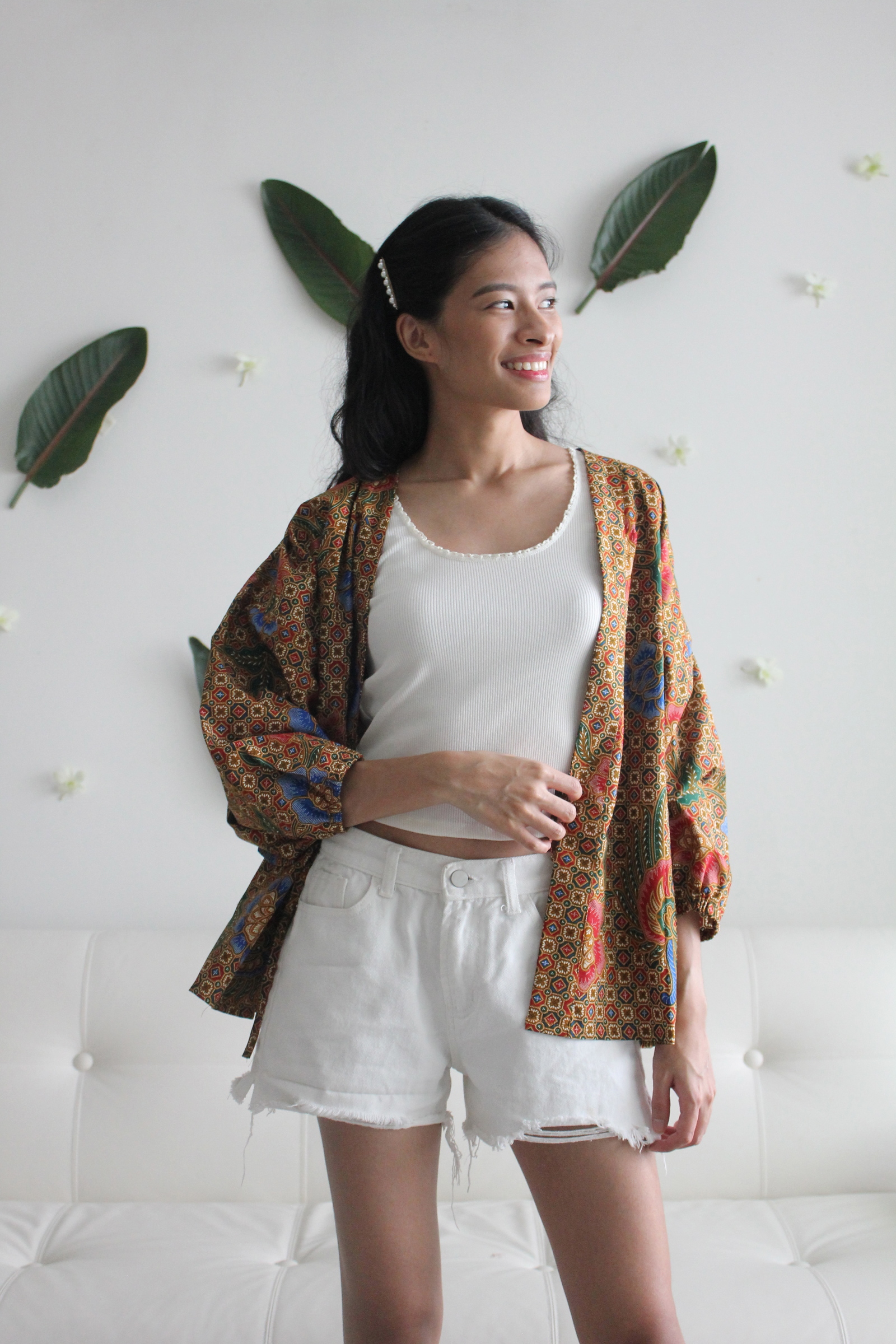 Batik Kimono - Autumn in the tropics