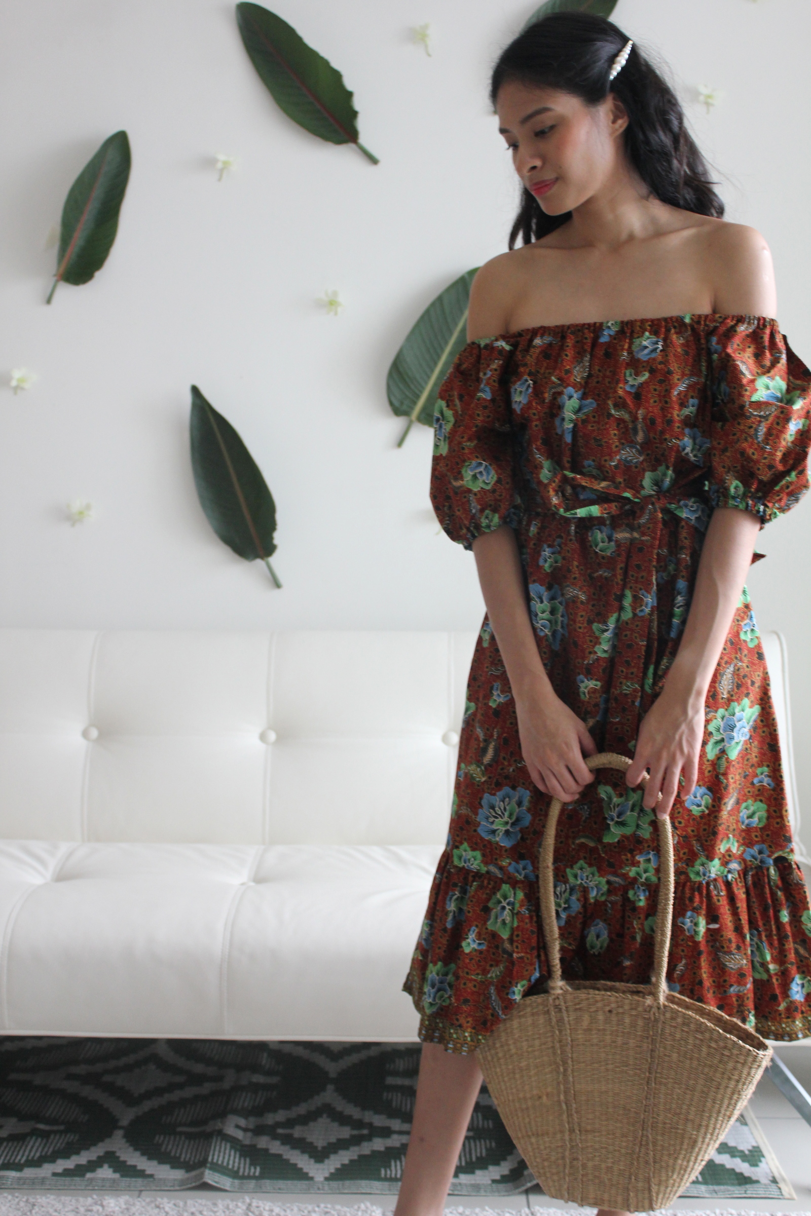Dailee Batik Dress - Autumn Leopard
