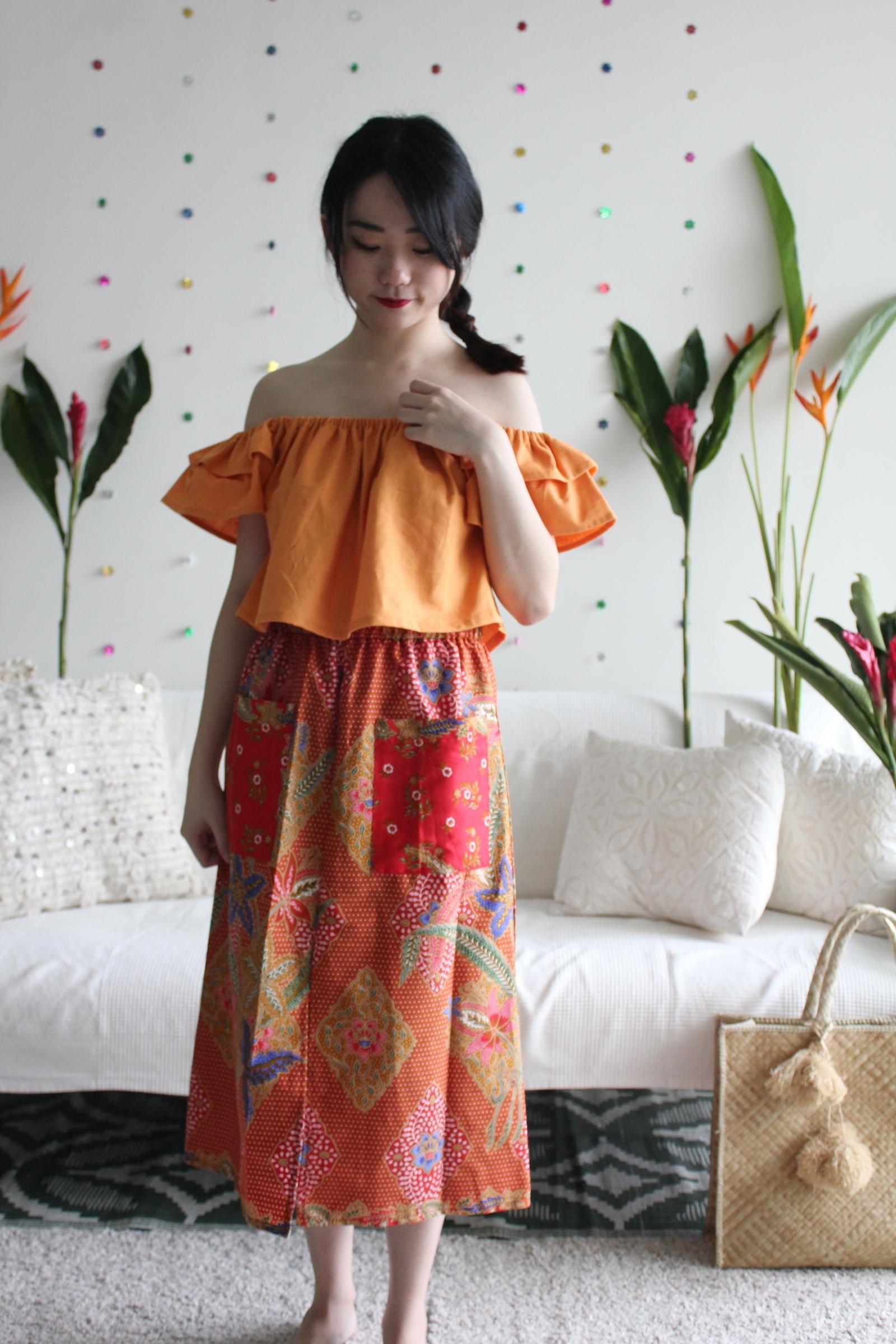 Batik Skirts with Pockets - Mistletoe magic