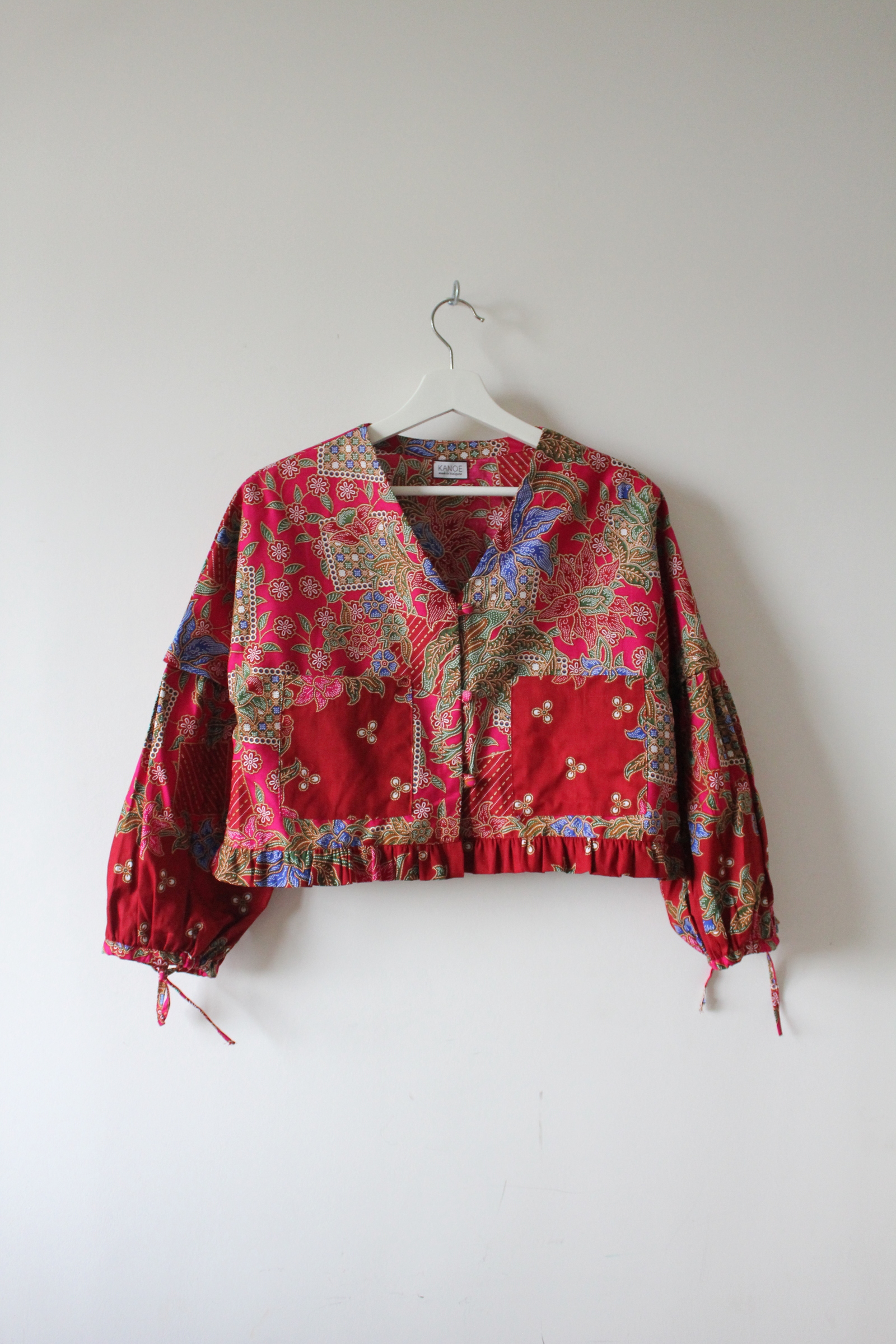 Batik Cropped Jacket - Passion in Pocket