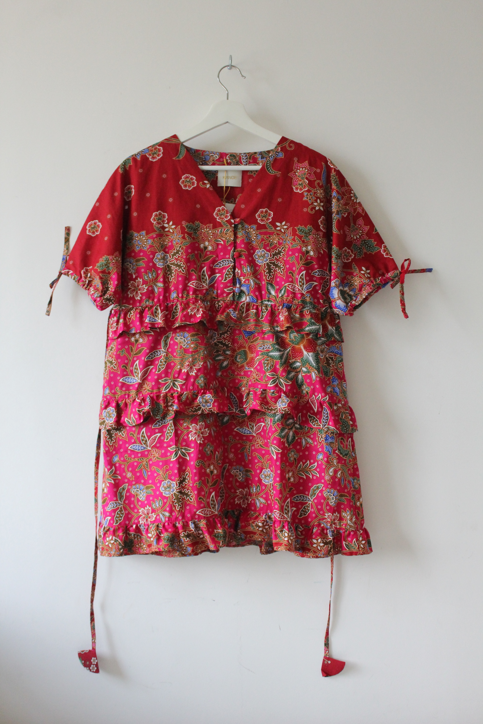 Batik Frill Dress - Ruby Rue