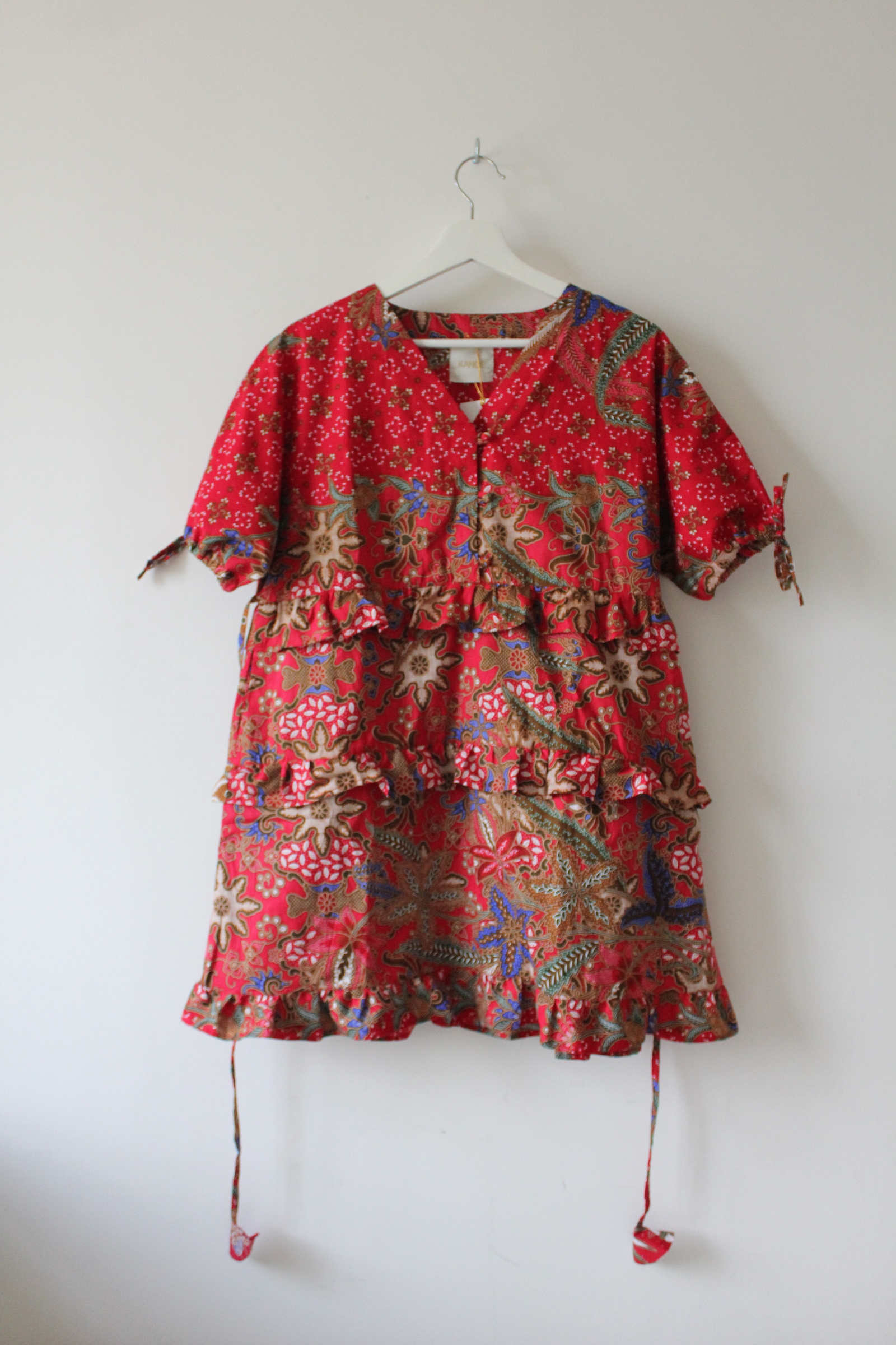 Batik Frill Dress - Passion star