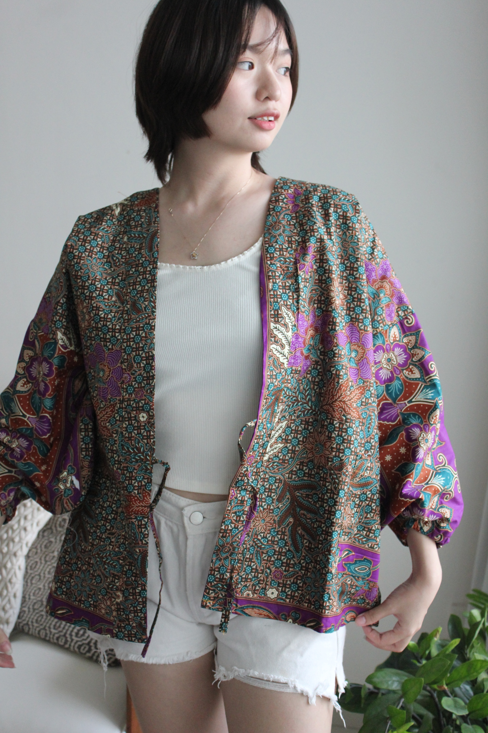 Batik Kimono - Mangosteen