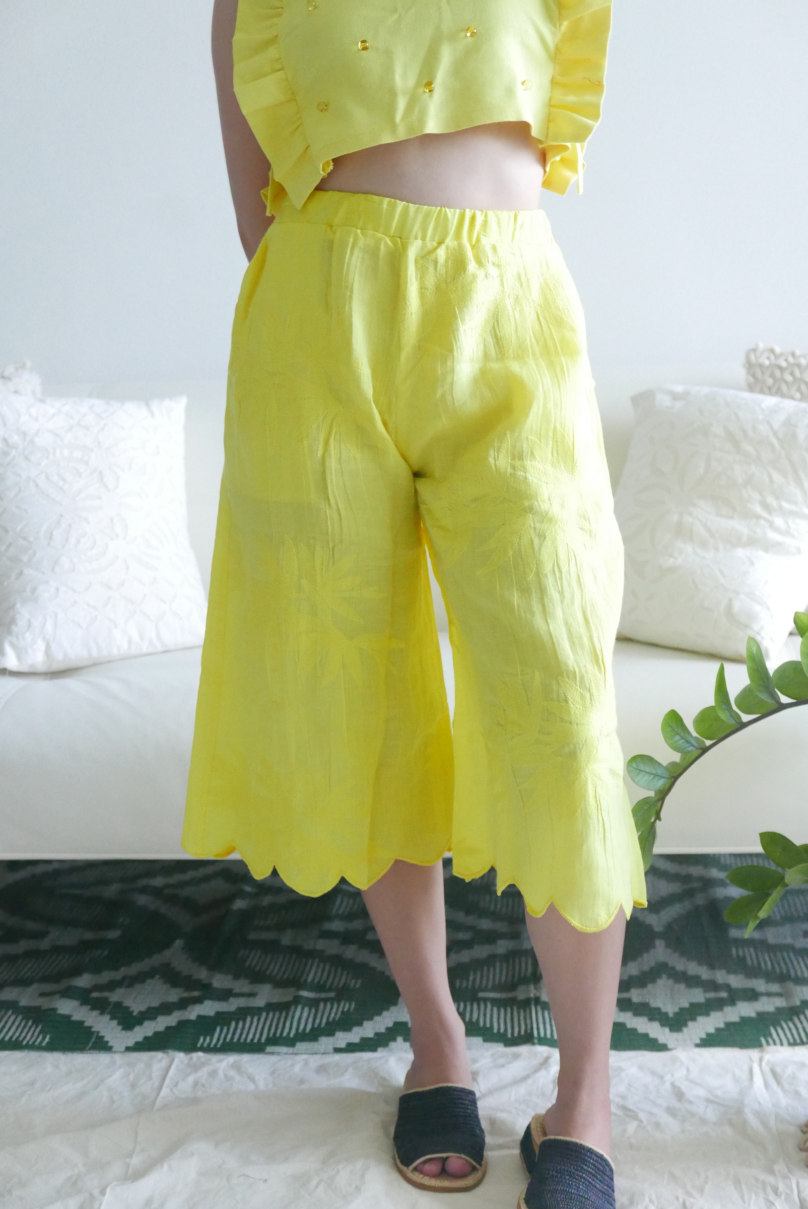 Bamboo Scallop Flare - Sunrise