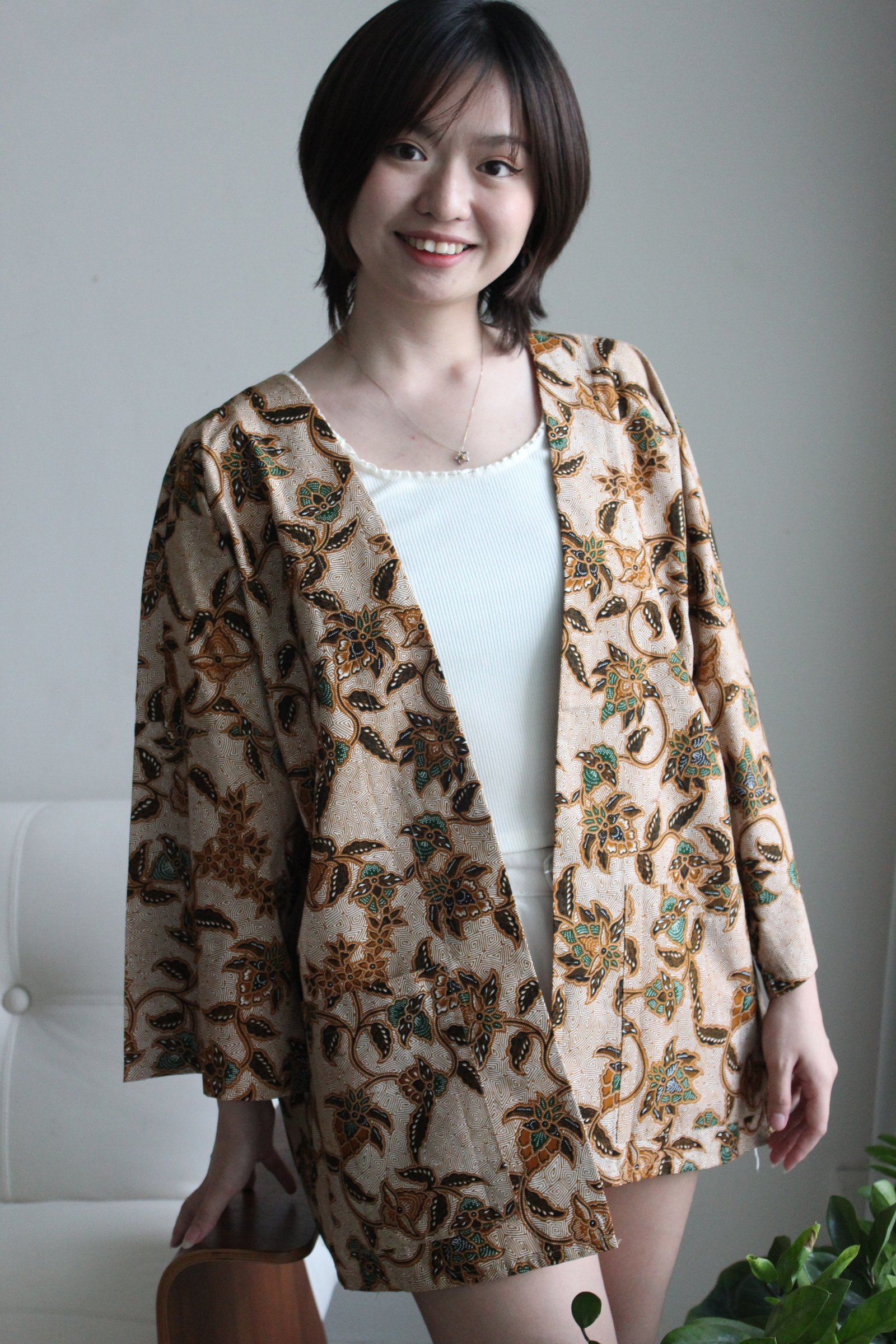 Batik Kimono - Guava