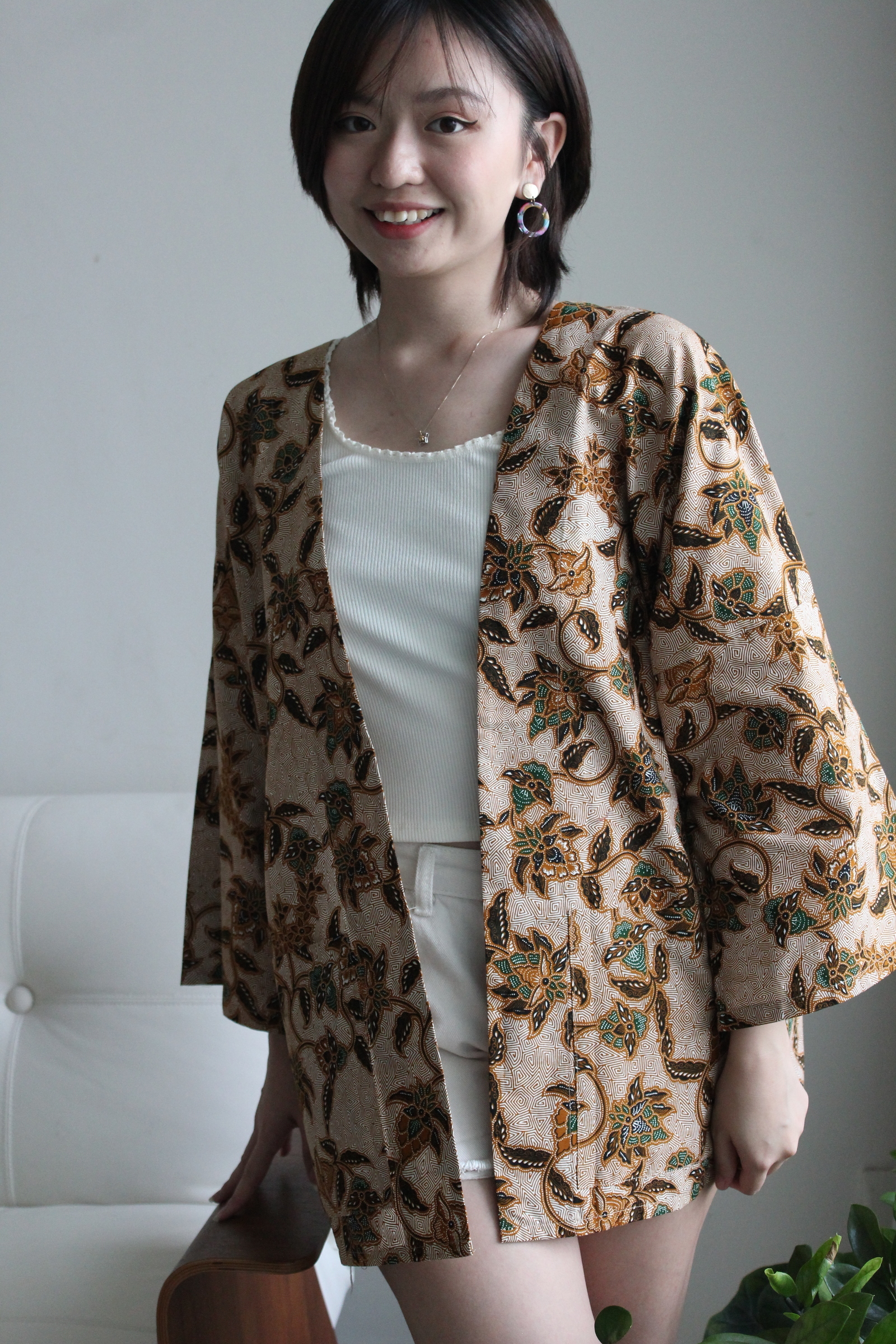 Batik Kimono - Guava