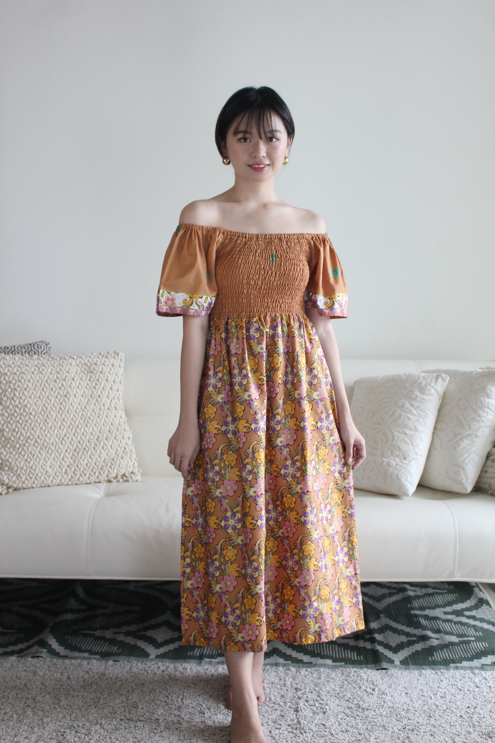 Puteri Dress - Sunset Savannah