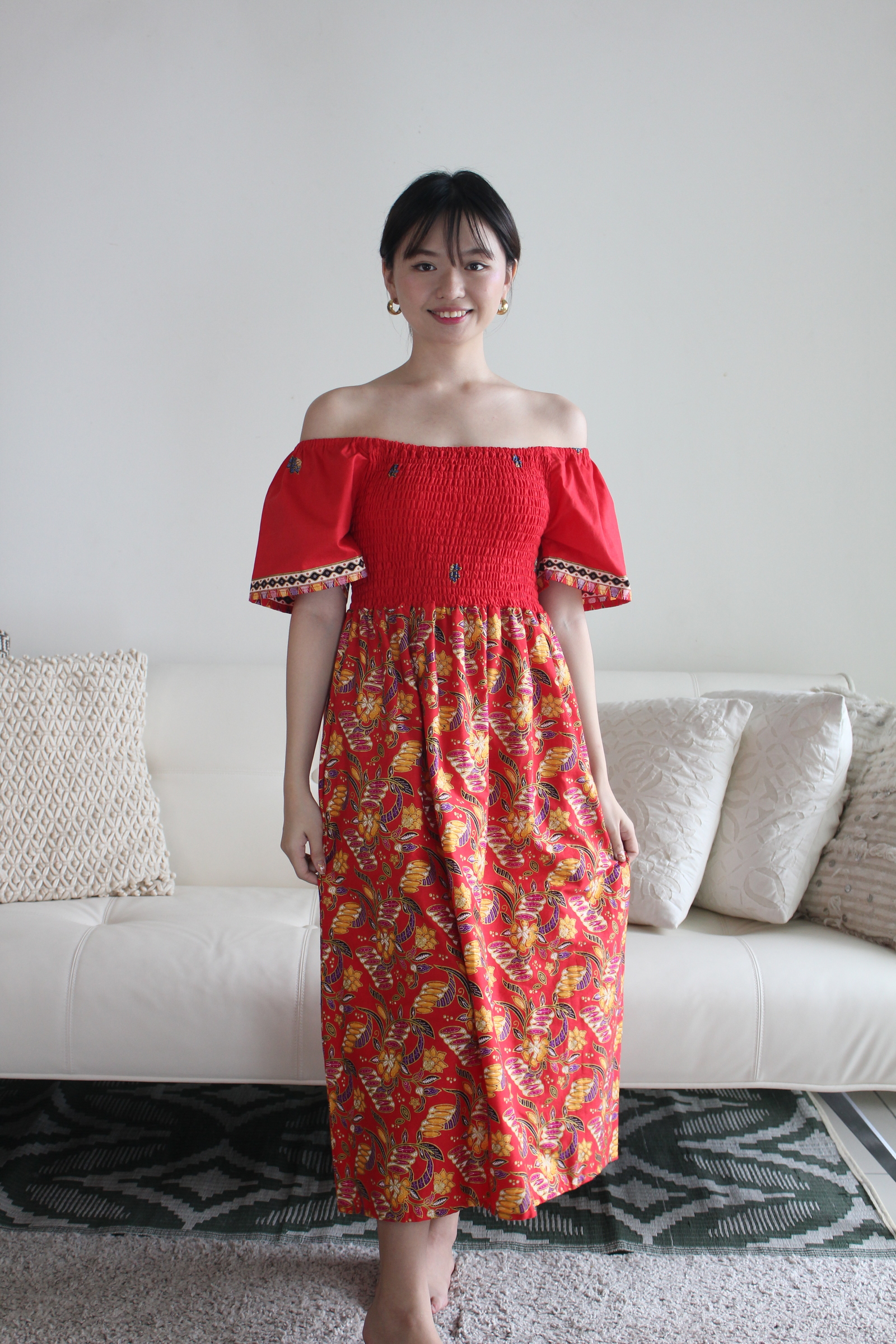Puteri Dress - Cherry Bloom
