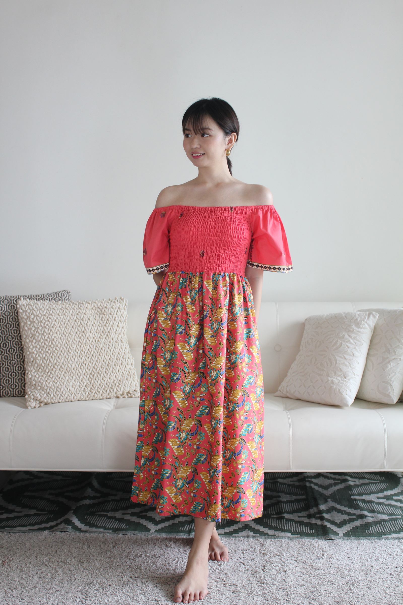 Puteri Dress - Coral Reef