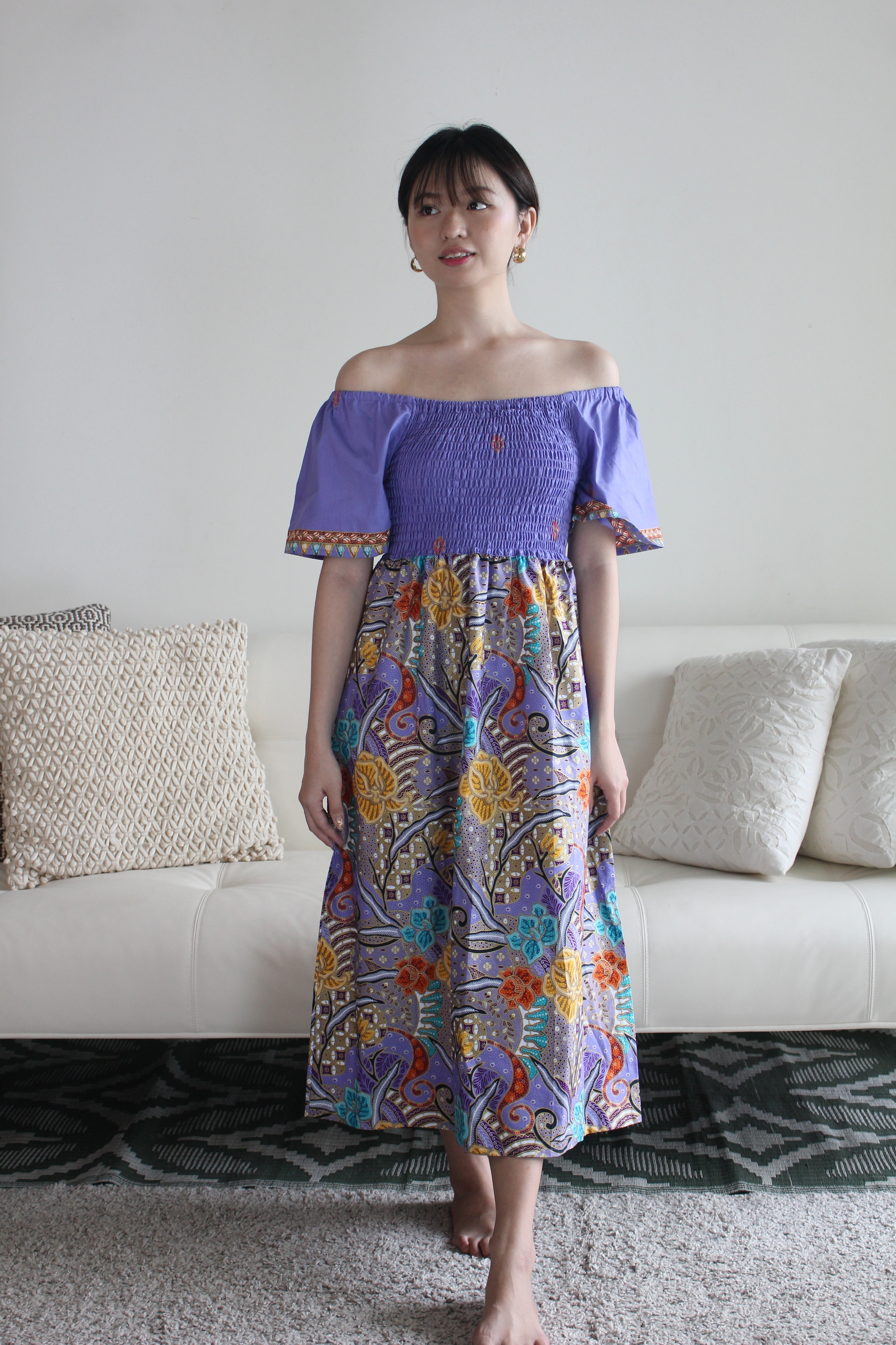 Puteri Dress - Midnight Salvia
