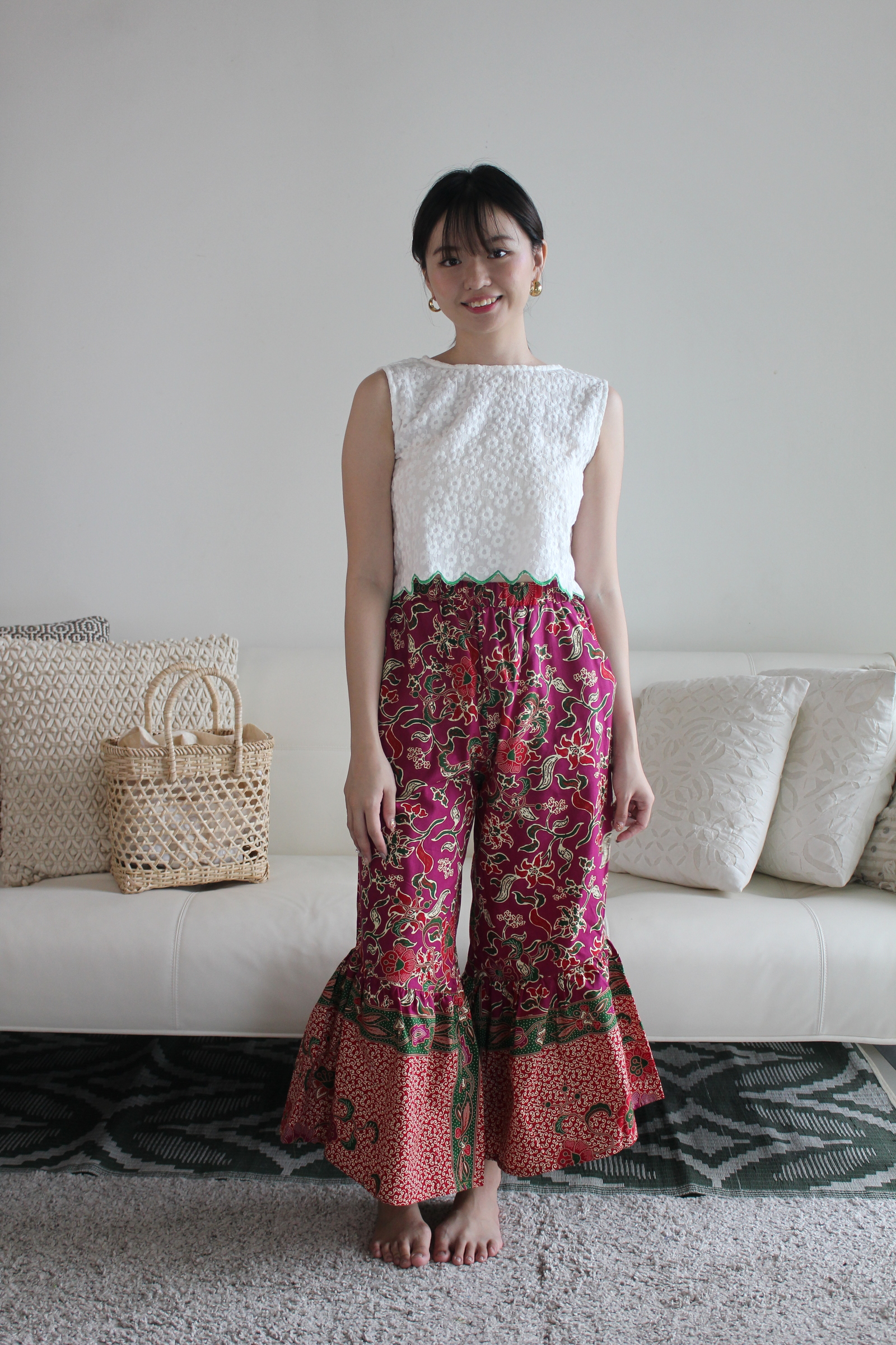 Batik Frou Pants - Purpurea Feels