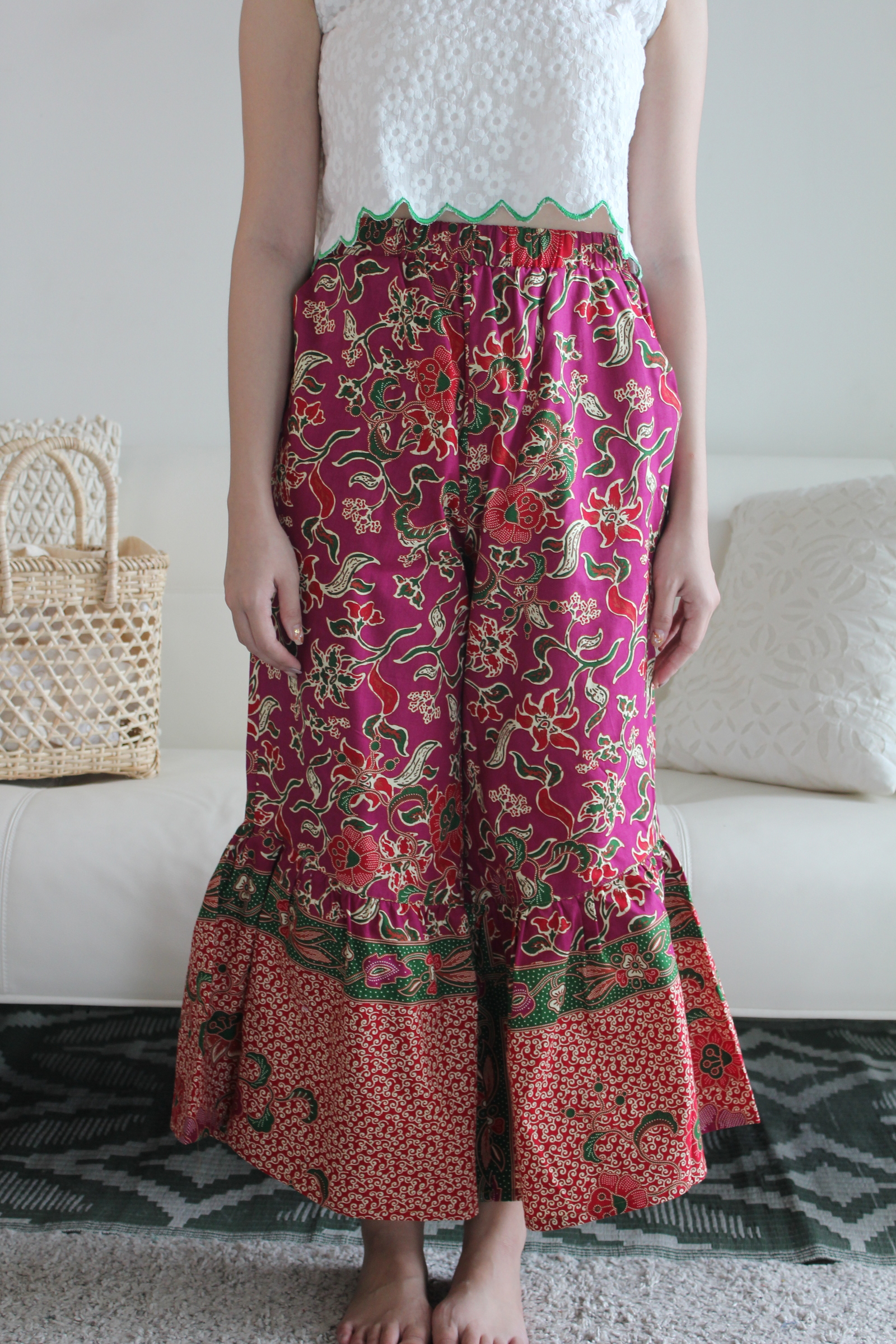 Batik Frou Pants - Purpurea Feels