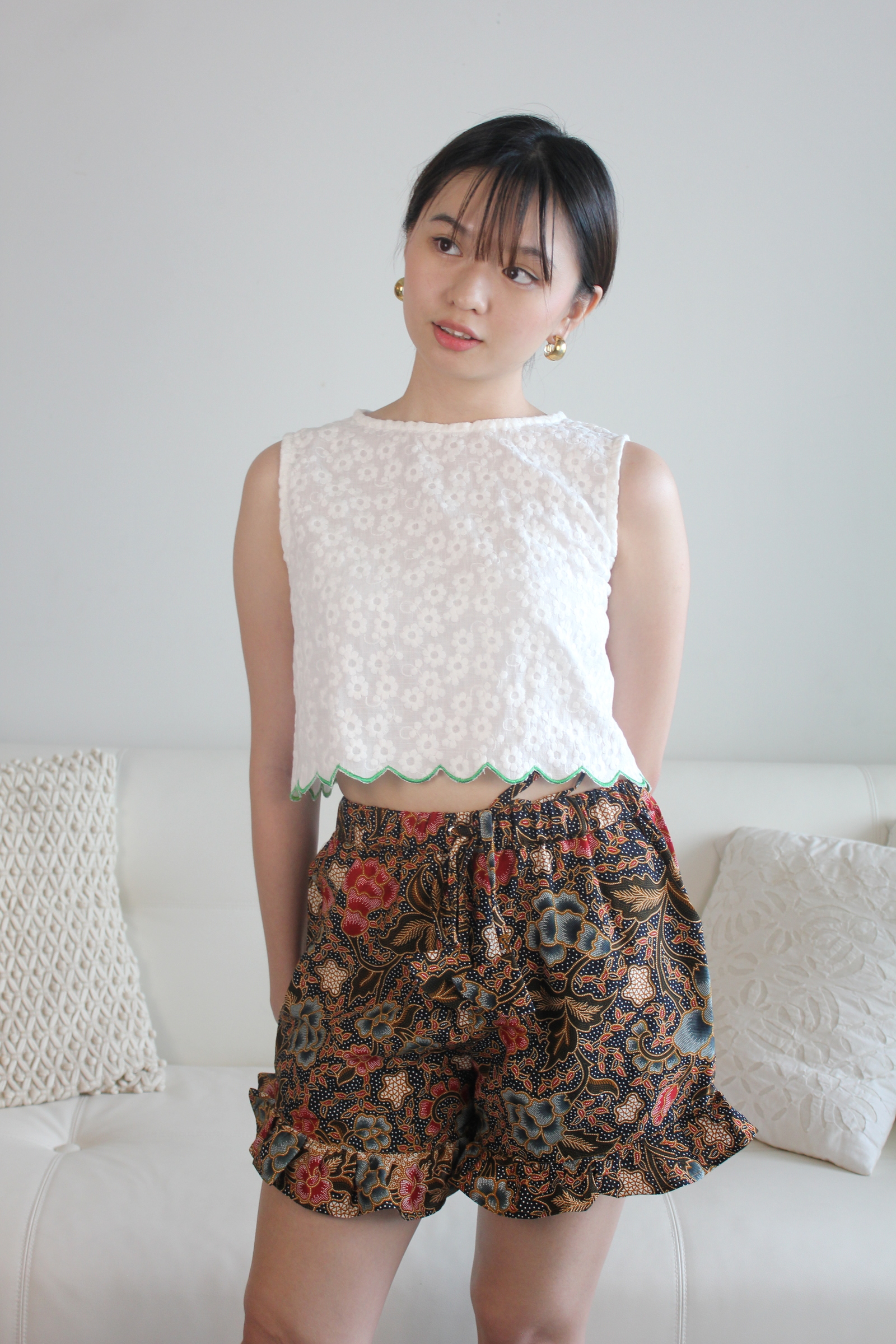 Batik Frou Shorts - Stars Above