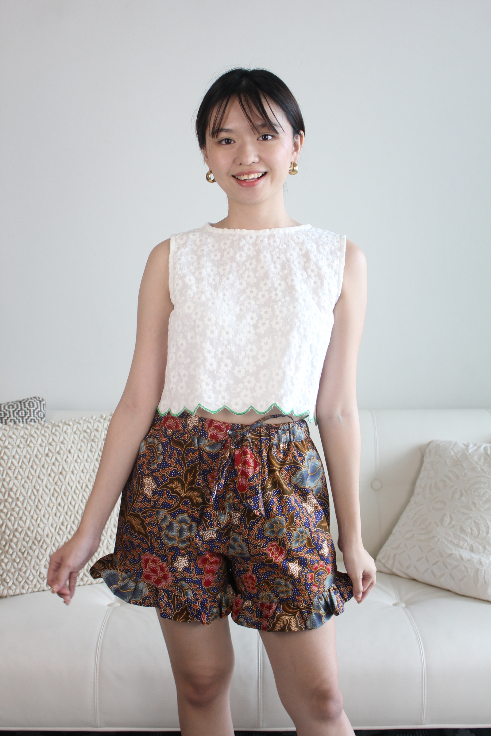 Batik Frou Shorts - Stars Below