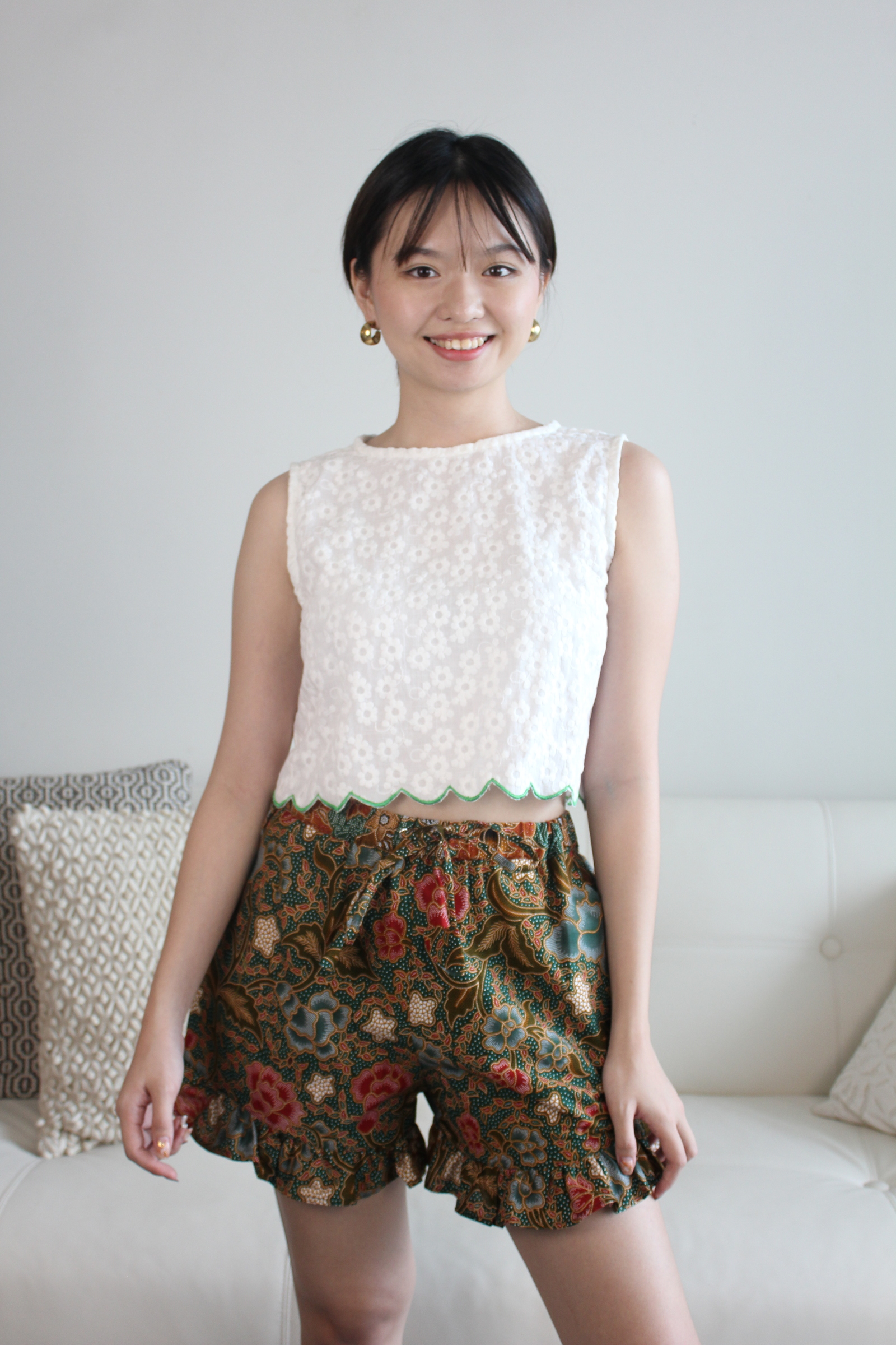 Batik Frou Shorts - Star Field