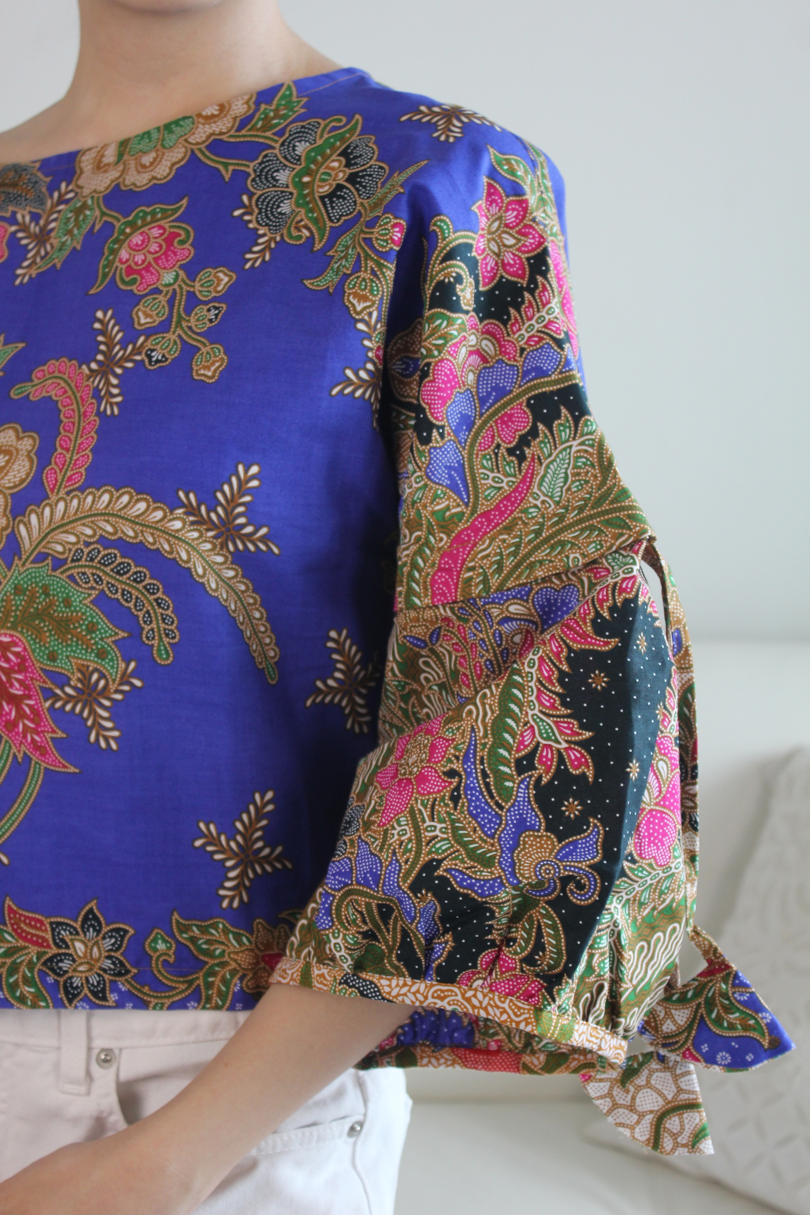 Klassik Batik Top - Lapis Blue
