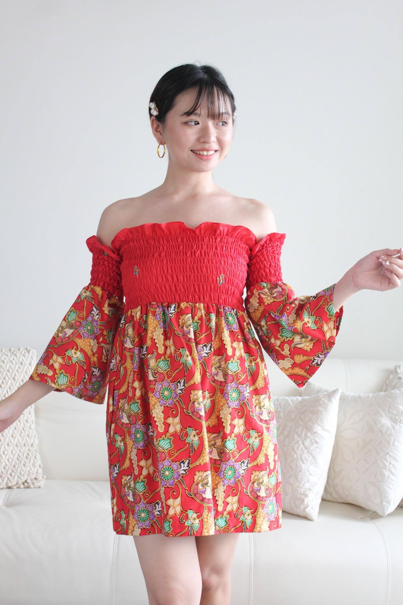 Bella Dress - Margarita (Goldline Batik)