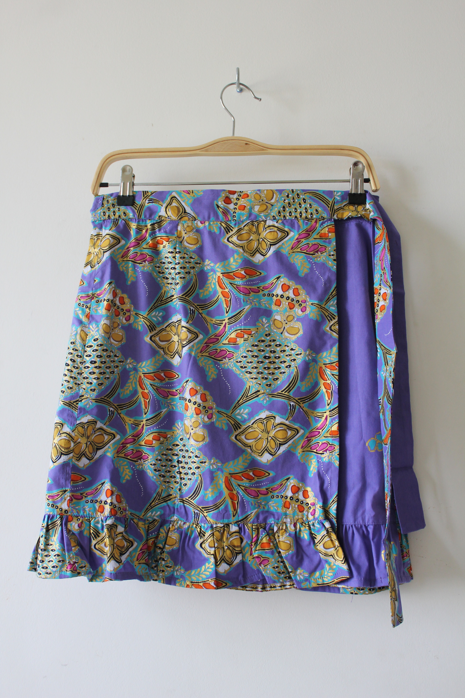 Lil Batik Wrap Skirt - Lucky Lavender