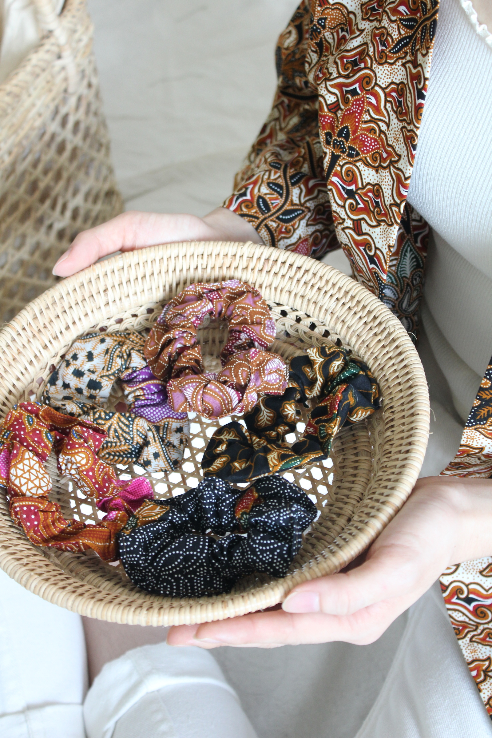 Batik Scrunchies